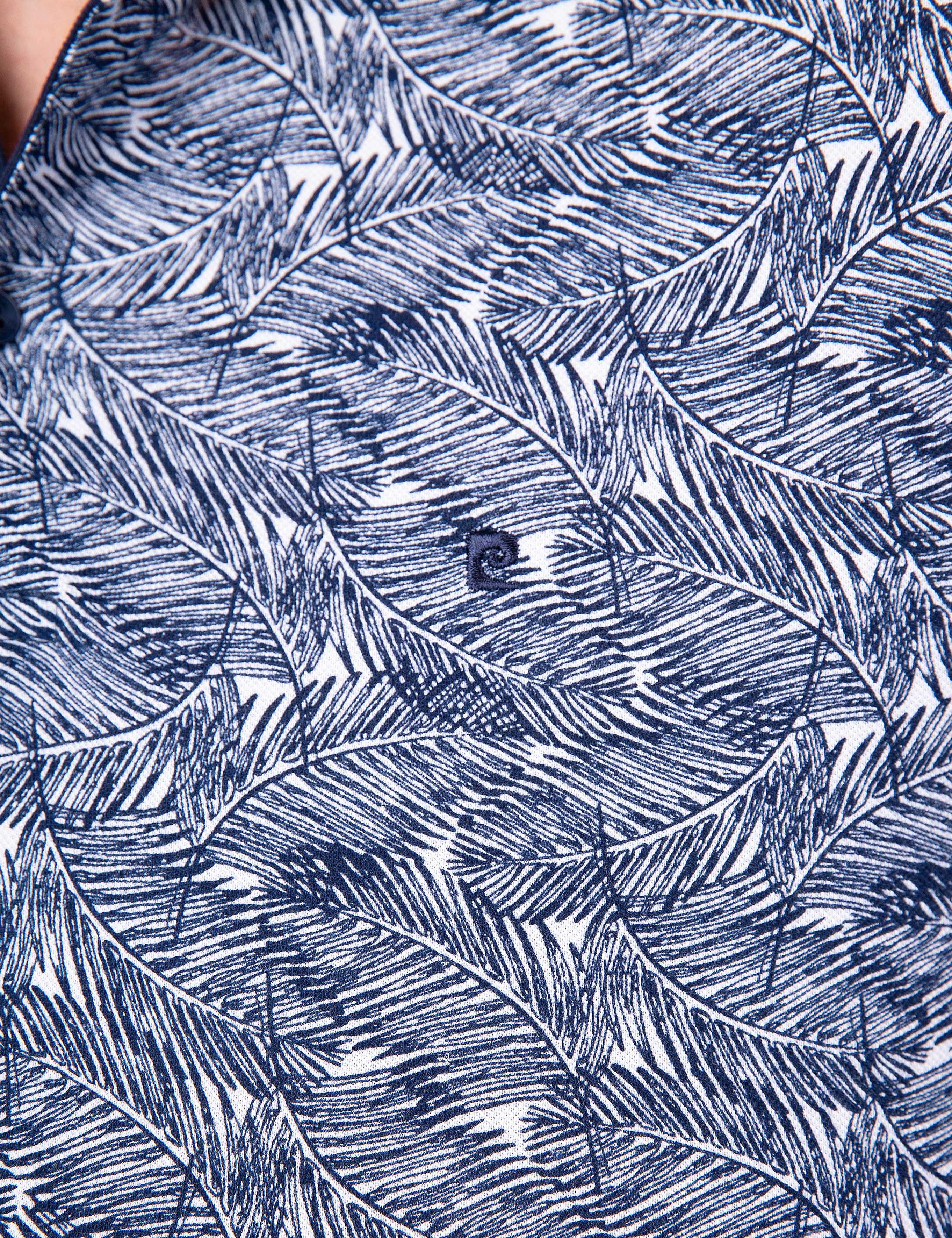 Lacivert Slim Fit Polo Yaka T-Shirt