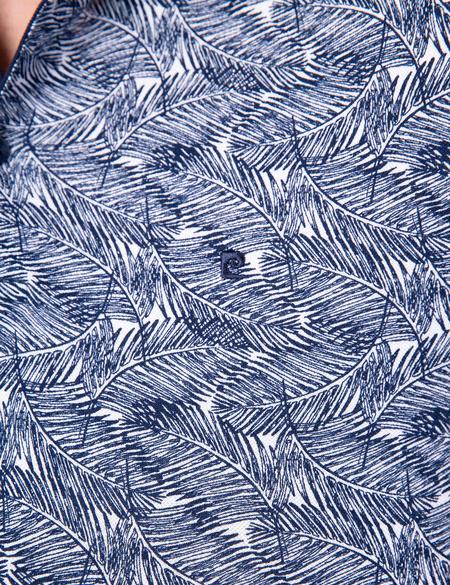 Lacivert Slim Fit Polo Yaka T-Shirt - 50210298007