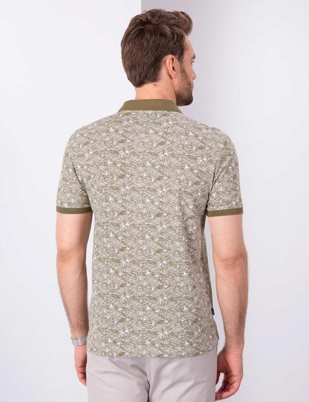Haki Slim Fit Polo Yaka T-Shirt - 50210298013