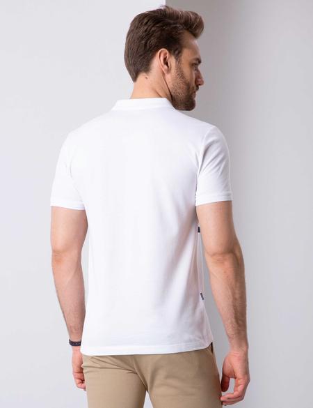 Beyaz Slim Fit T-Shirt - 50210299012
