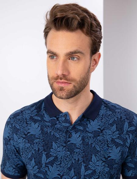 Lacivert Slim Fit Tişört - 50210308001