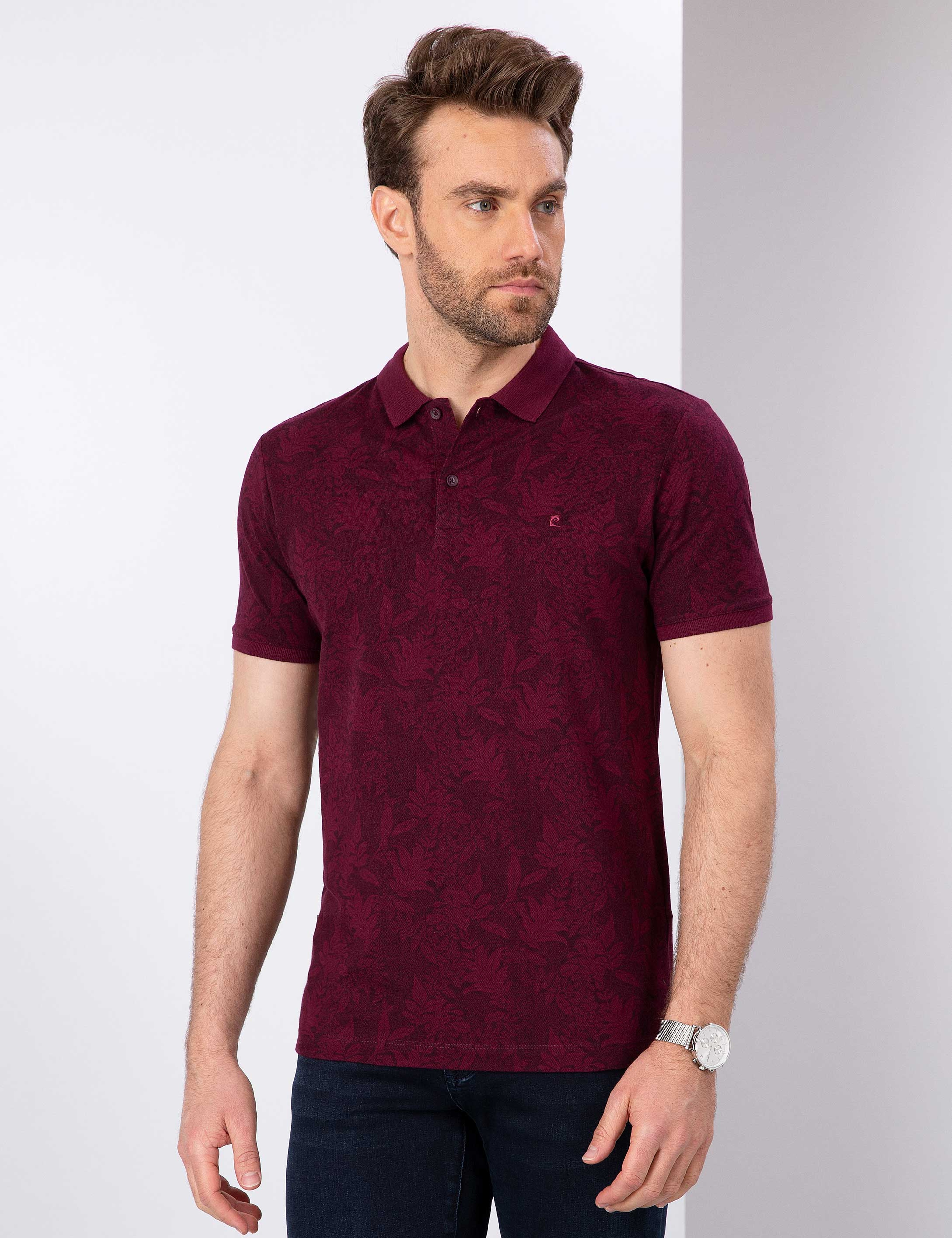 Bordo Slim Fit T-Shirt - Image 2
