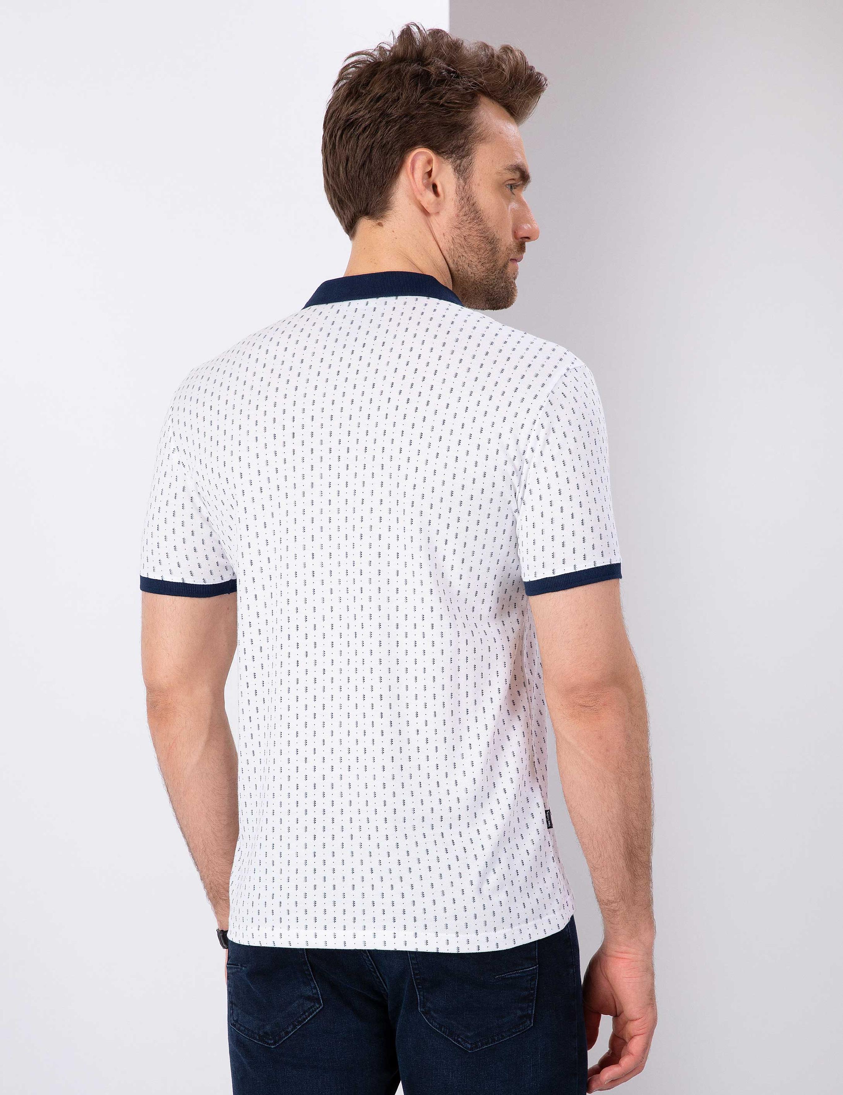 Lacivert Slim Fit T-Shirt