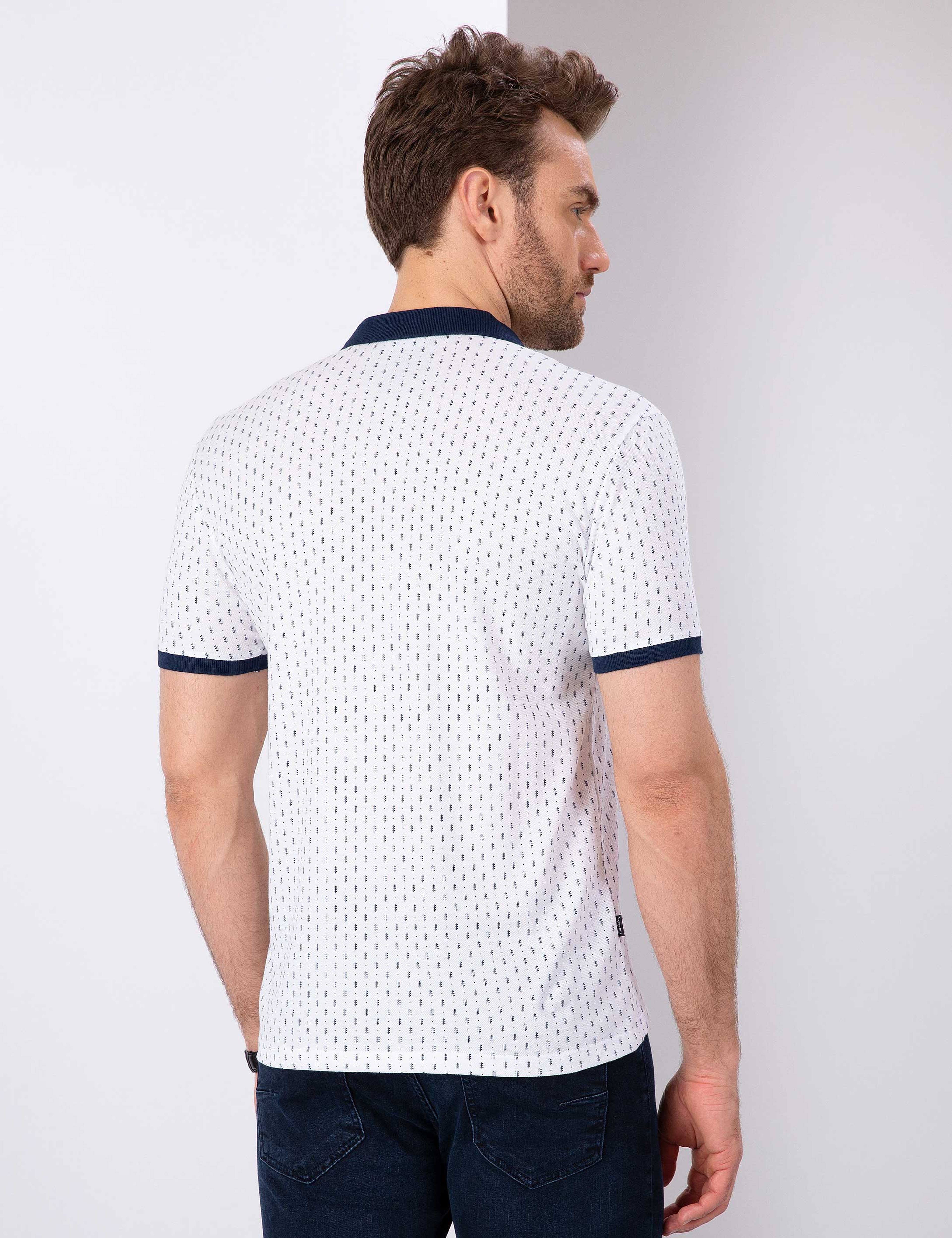 Lacivert Slim Fit T-Shirt