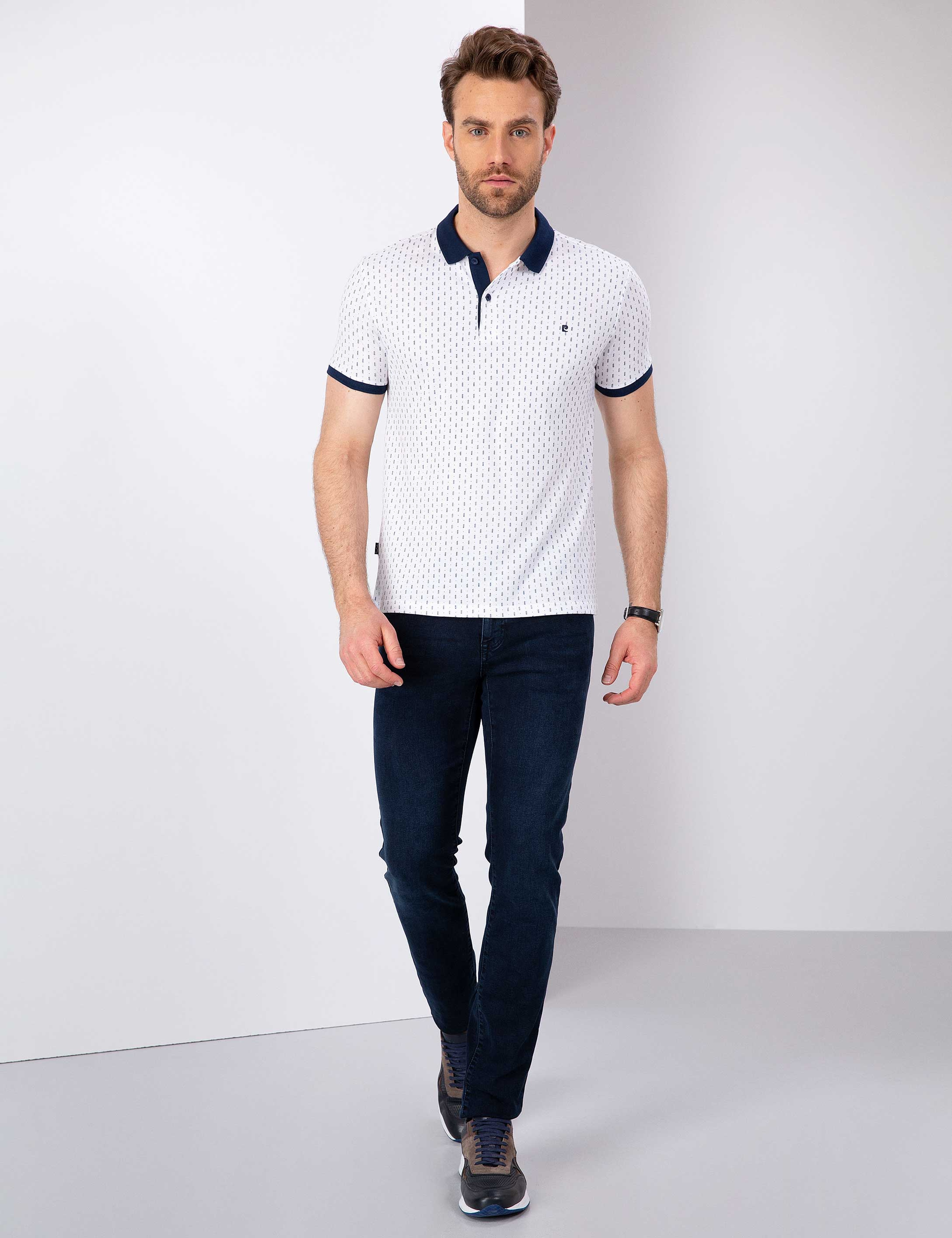 Lacivert Slim Fit T-Shirt - Image 4