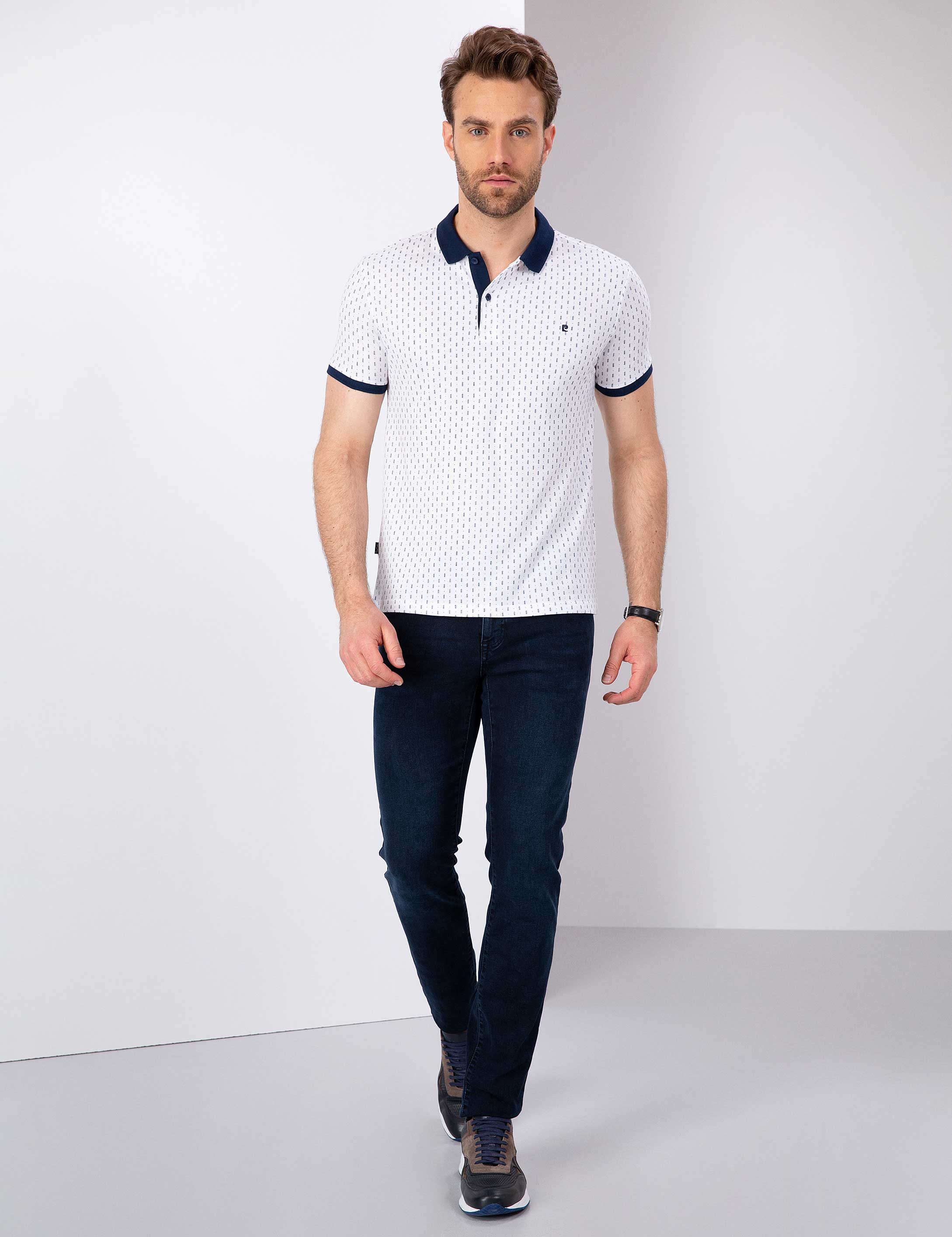 Lacivert Slim Fit T-Shirt