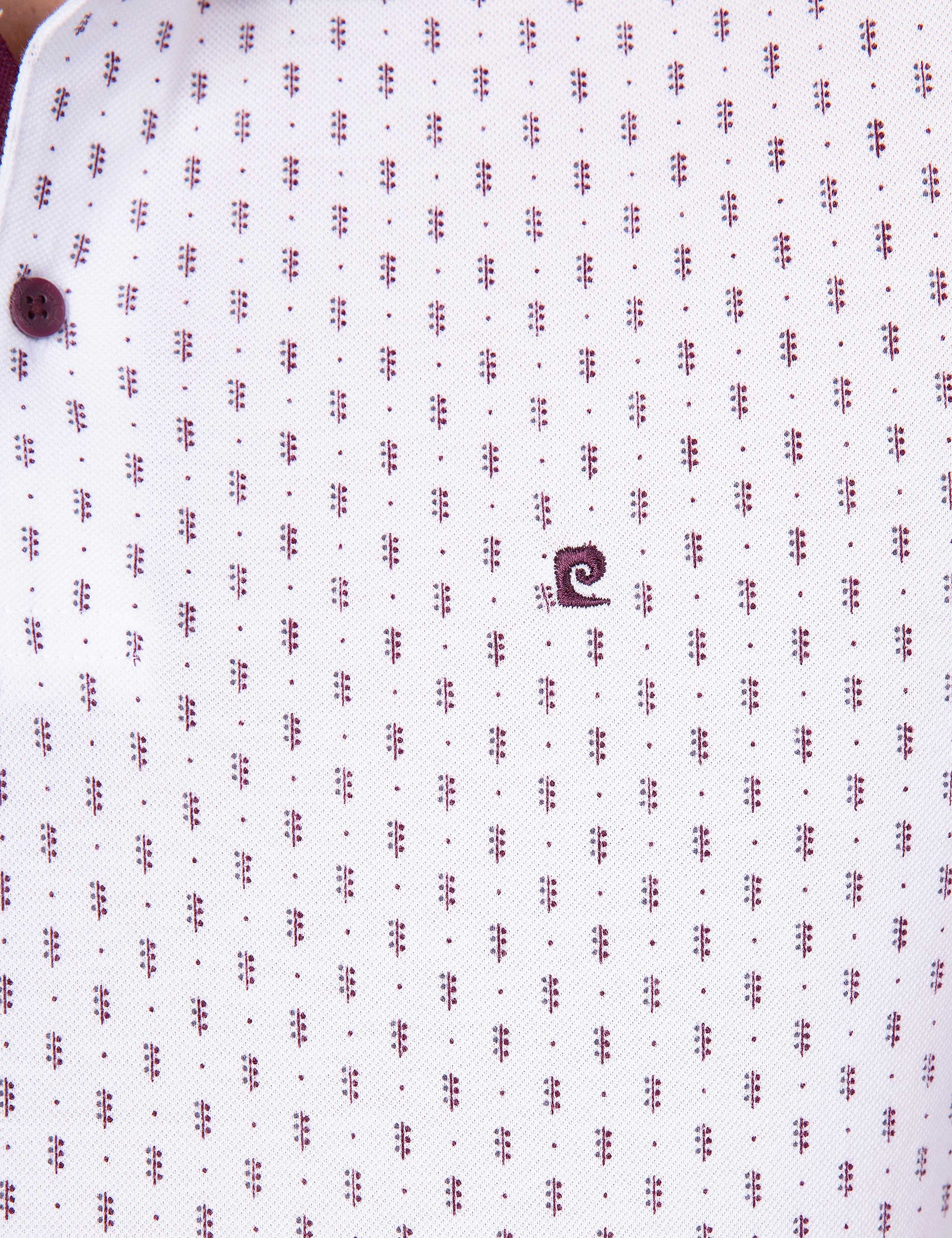 Bordo Slim Fit Tişört - Image 5
