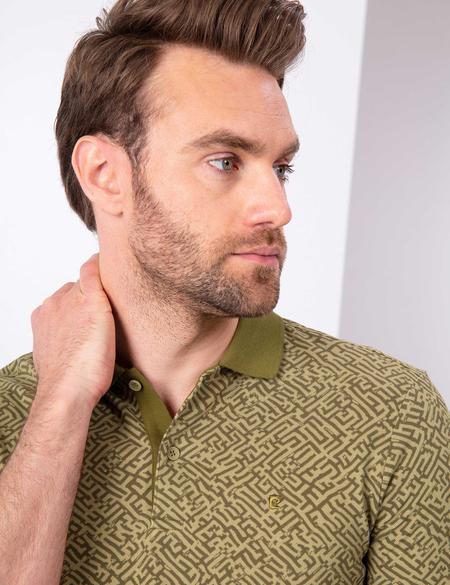 Haki Slim Fit Polo Yaka T-Shirt - 50210323003