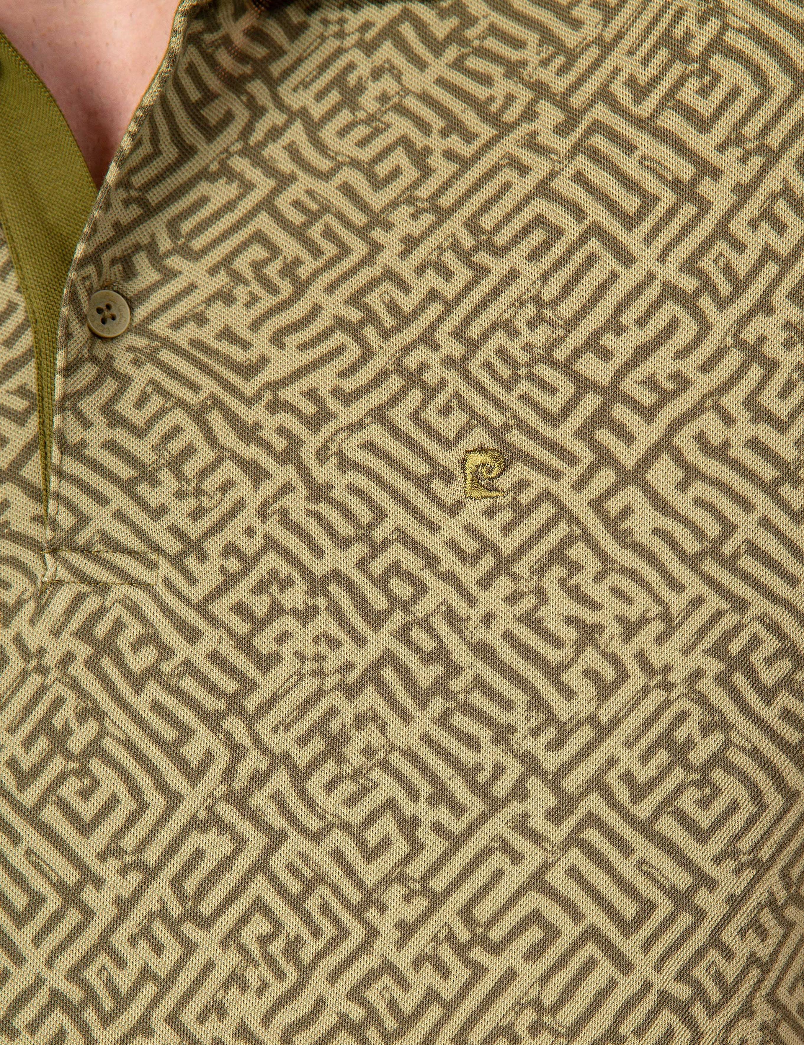 Haki Slim Fit Polo Yaka T-Shirt