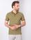Haki Slim Fit Polo Yaka T-Shirt