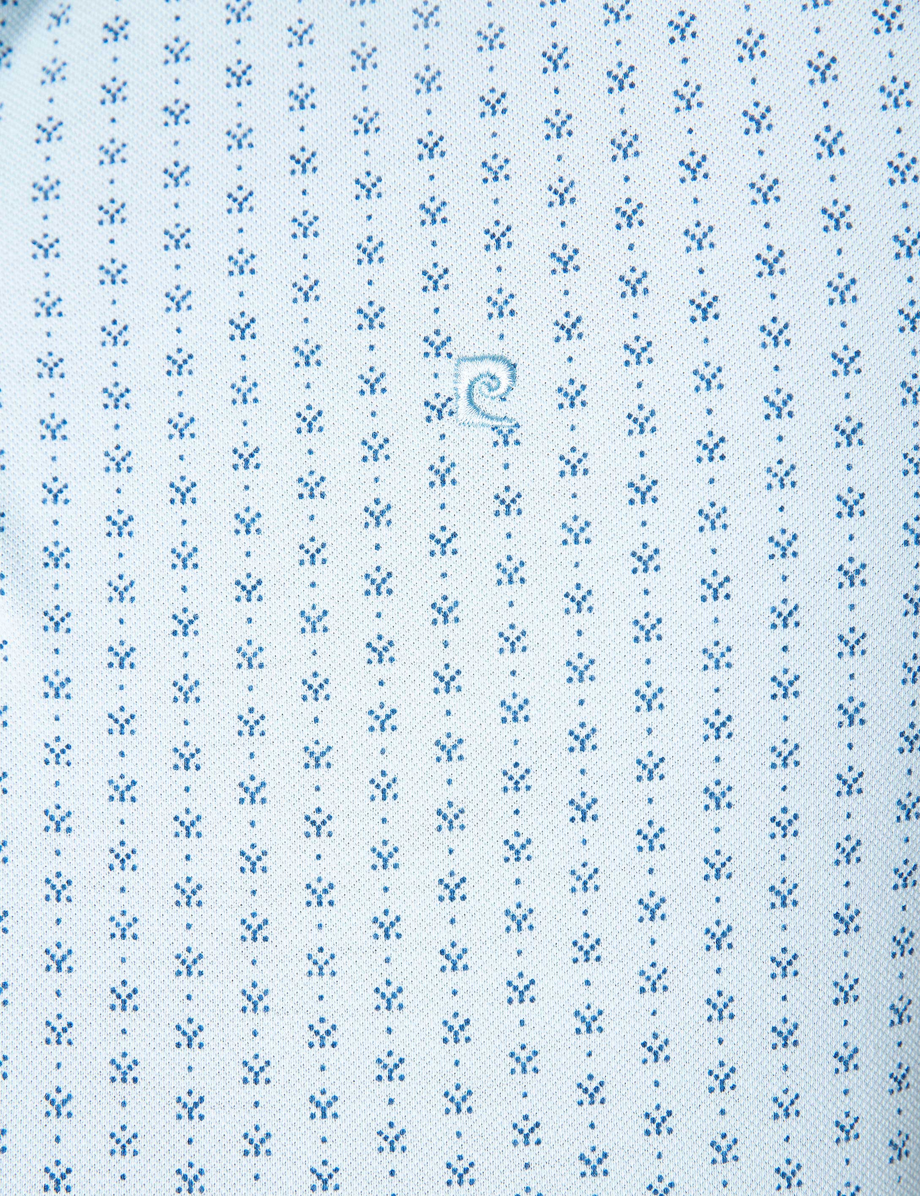Açık Mavi Slim Fit Polo Yaka T-Shirt - Image 5