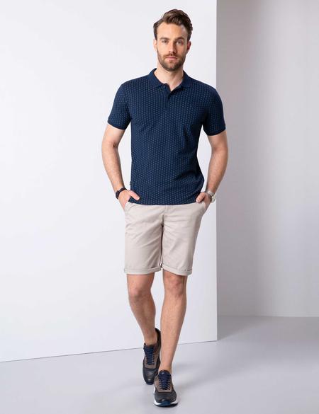 Lacivert Slim Fit T-Shirt - 50210327019