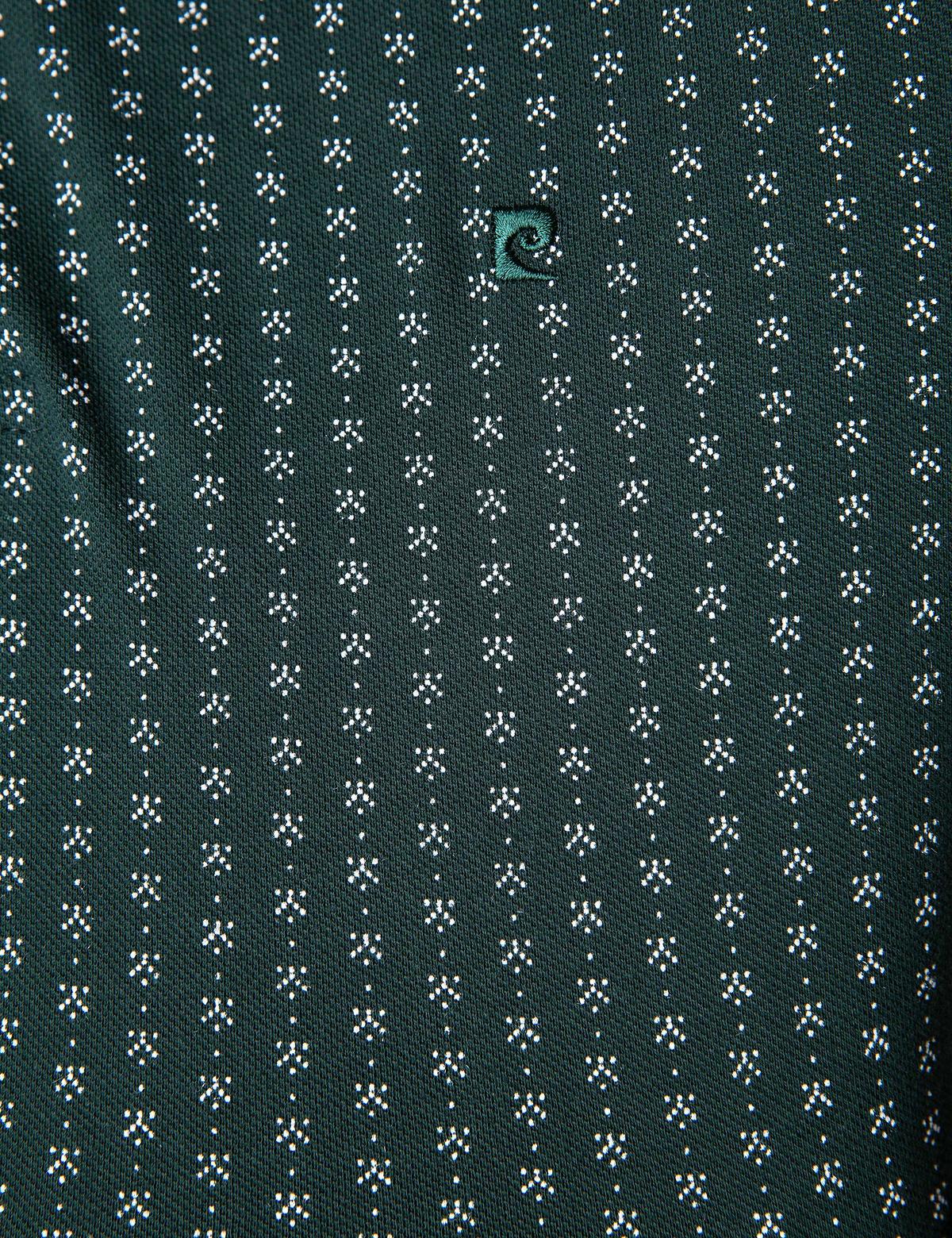 Koyu Yeşil Slim Fit Polo Yaka T-Shirt - 50210327029