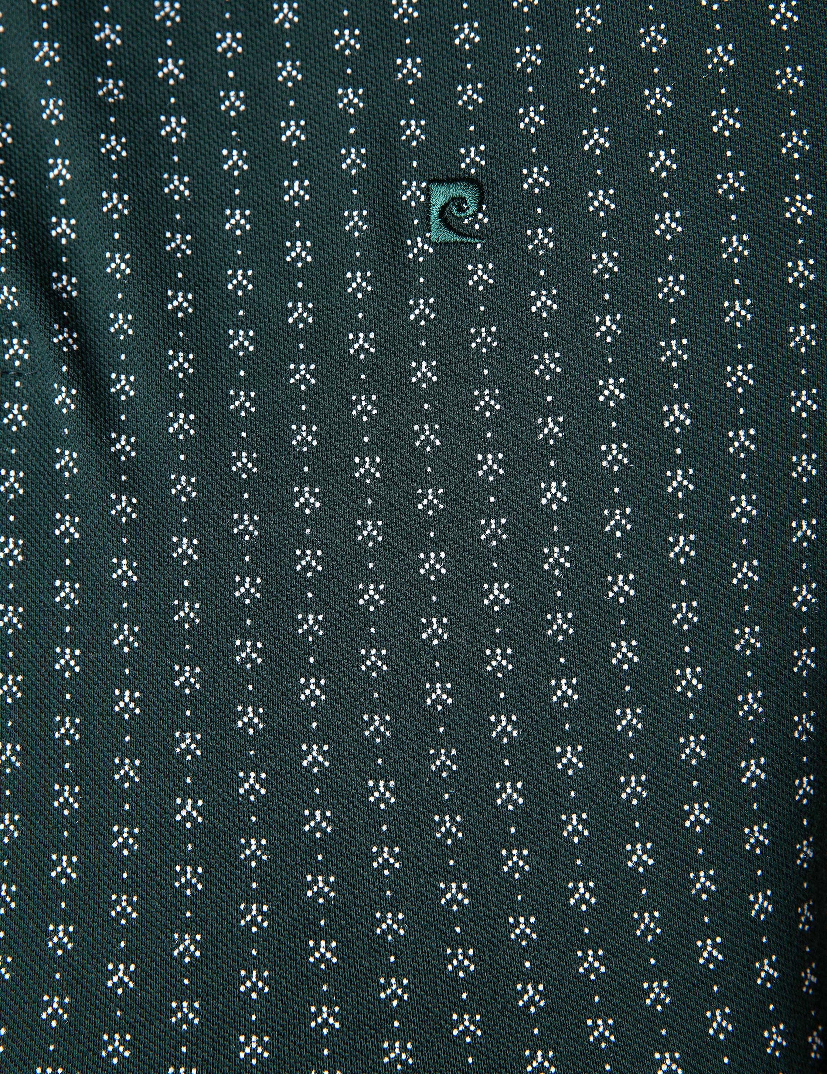 Koyu Yeşil Slim Fit Polo Yaka T-Shirt