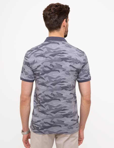 Gri Slim Fit Polo Yaka T-Shirt - 50210329020