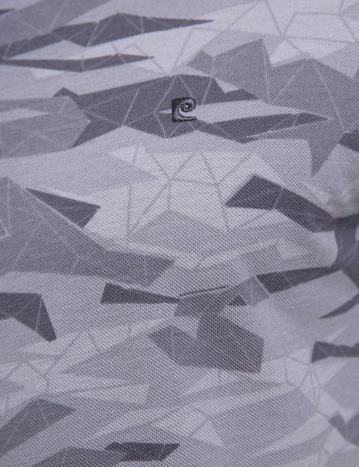 Gri Slim Fit Polo Yaka T-Shirt - 50210329020