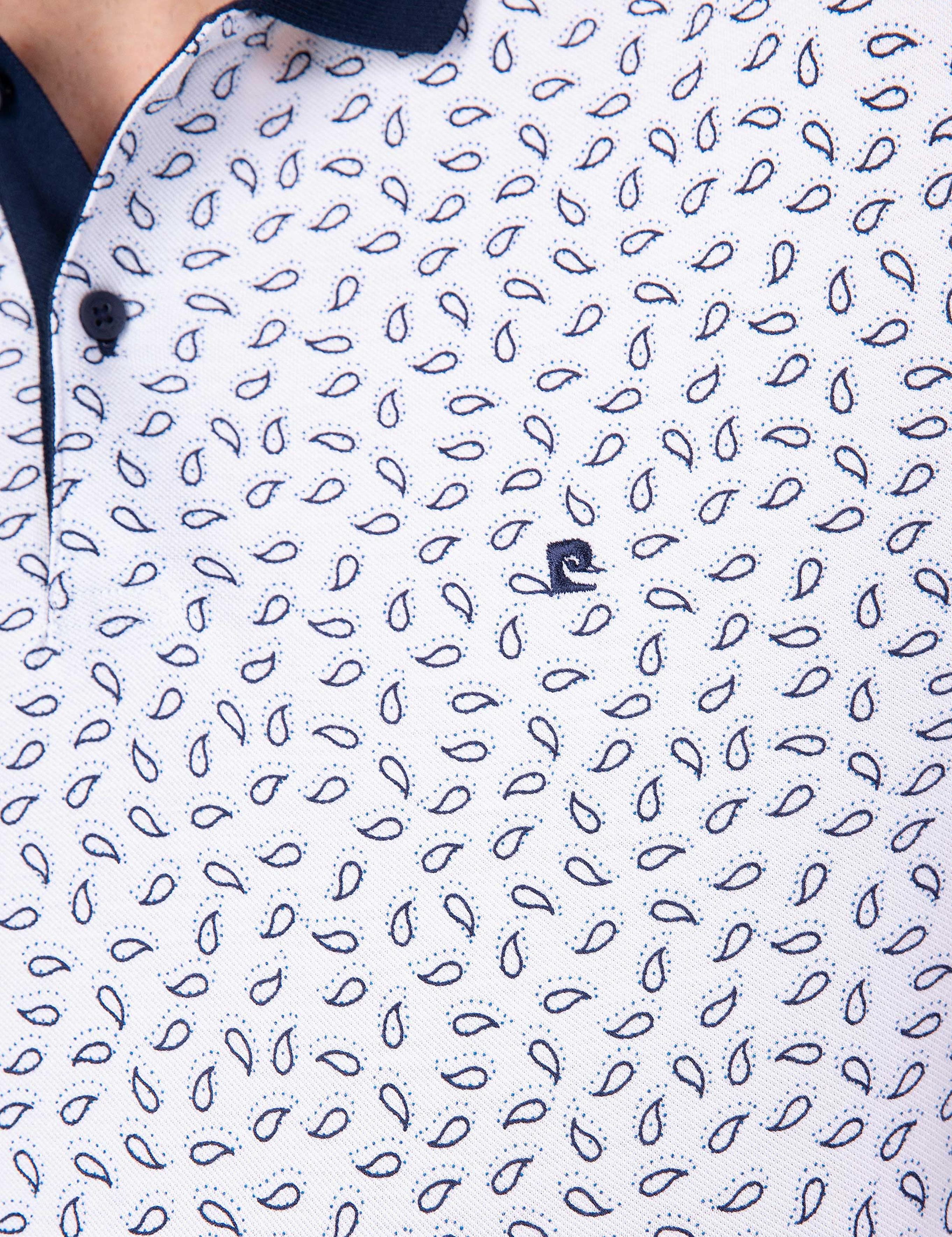 Lacivert Slim Fit Polo Yaka T-Shirt