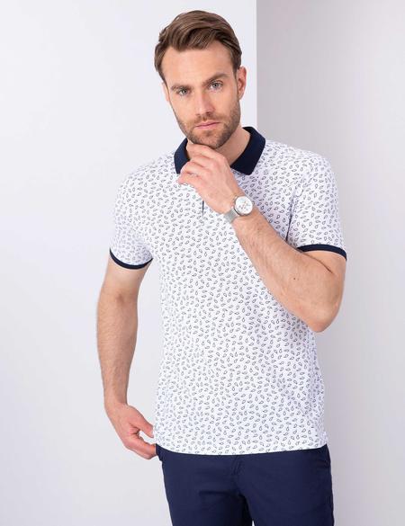 Lacivert Slim Fit Polo Yaka T-Shirt - 50210351006