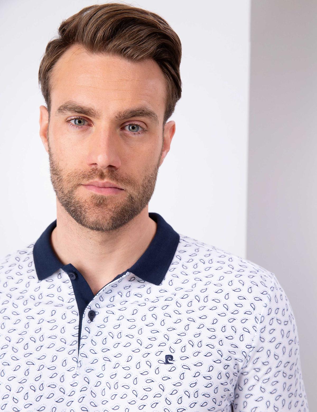 Lacivert Slim Fit Polo Yaka T-Shirt - 50210351006