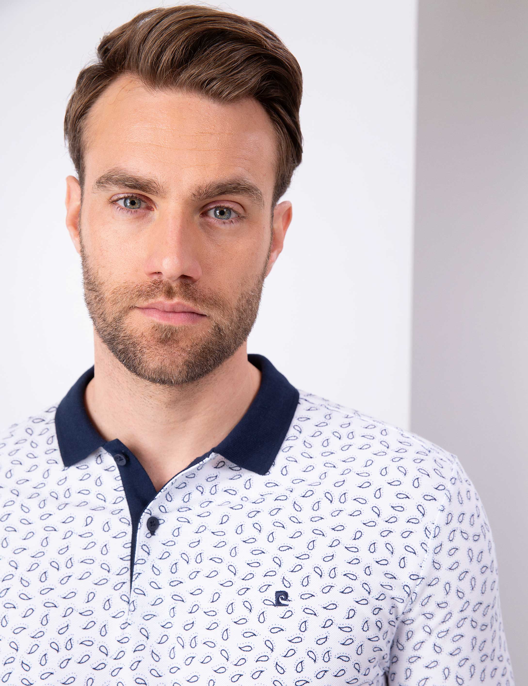 Lacivert Slim Fit Polo Yaka T-Shirt