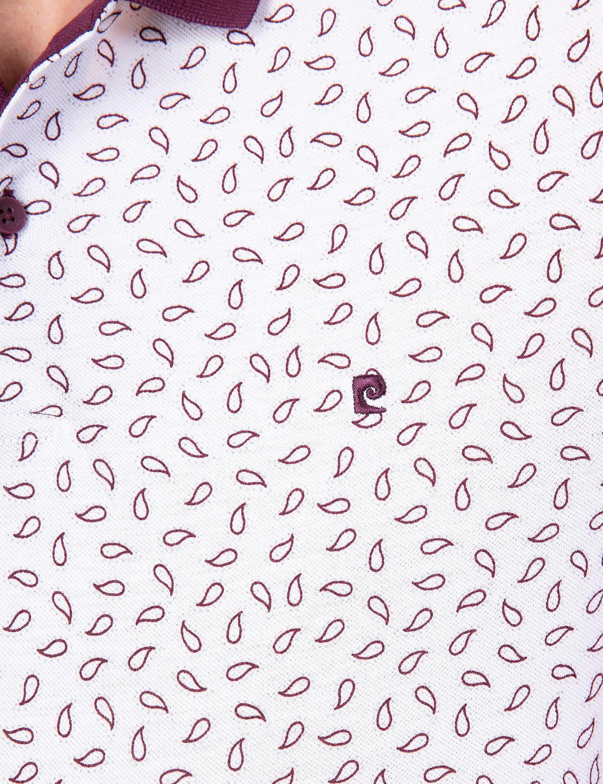 Bordo Slim Fit Polo Yaka T-Shirt - 50210351014