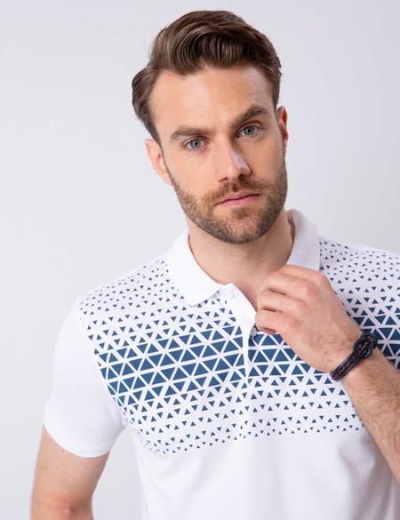 Beyaz Slim Fit T-Shirt - 50210352003