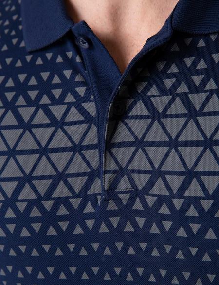 Lacivert Slim Fit Polo Yaka T-Shirt - 50210352023