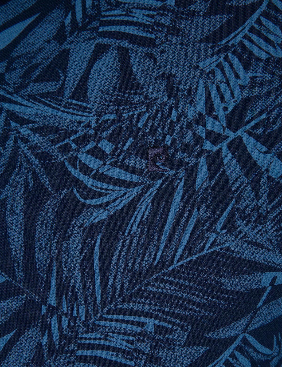 Lacivert Slim Fit Polo Yaka T-Shirt - 50210355017