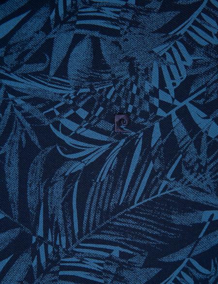 Lacivert Slim Fit Polo Yaka T-Shirt - 50210355017