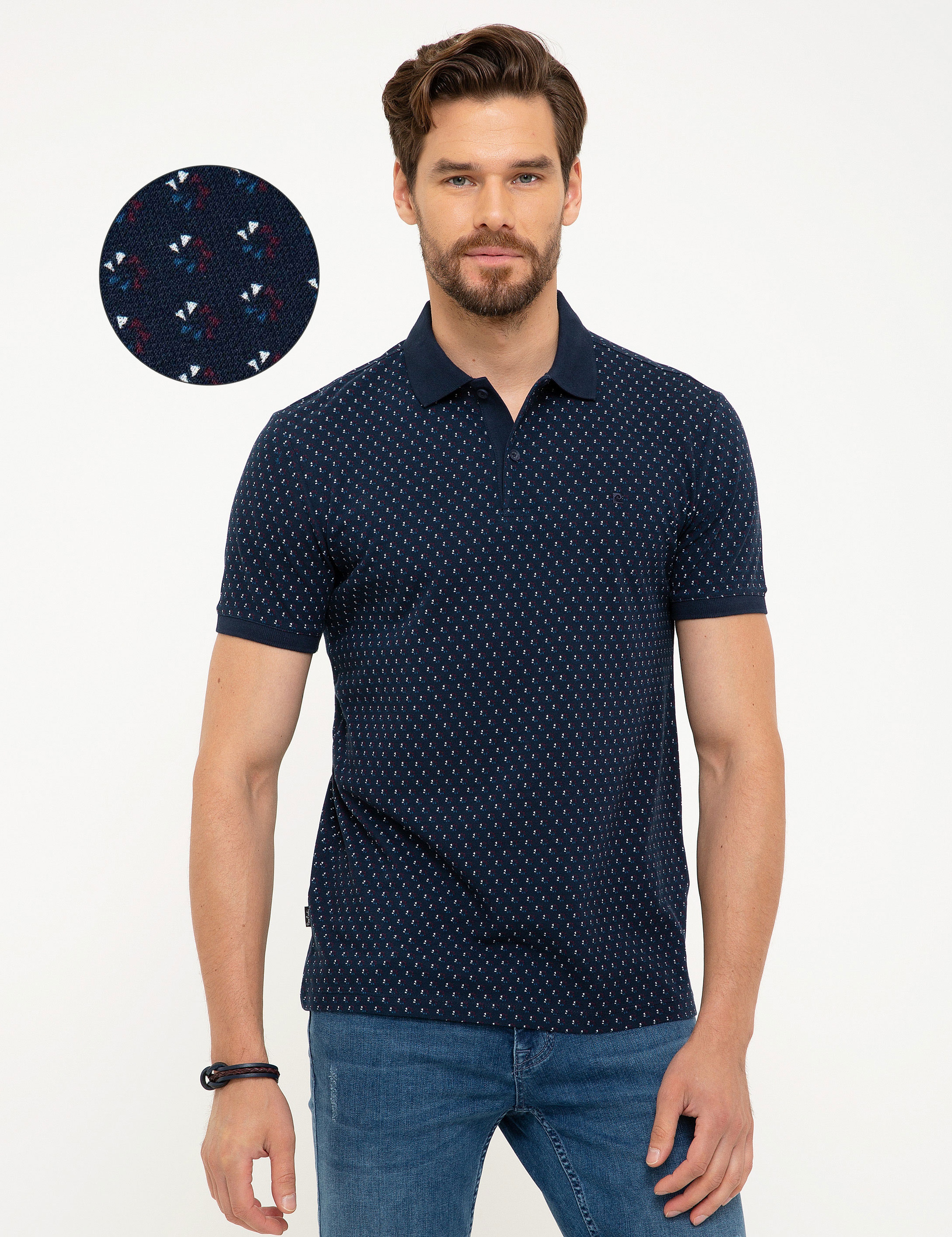 Lacivert Slim Fit T-Shirt - Image 1