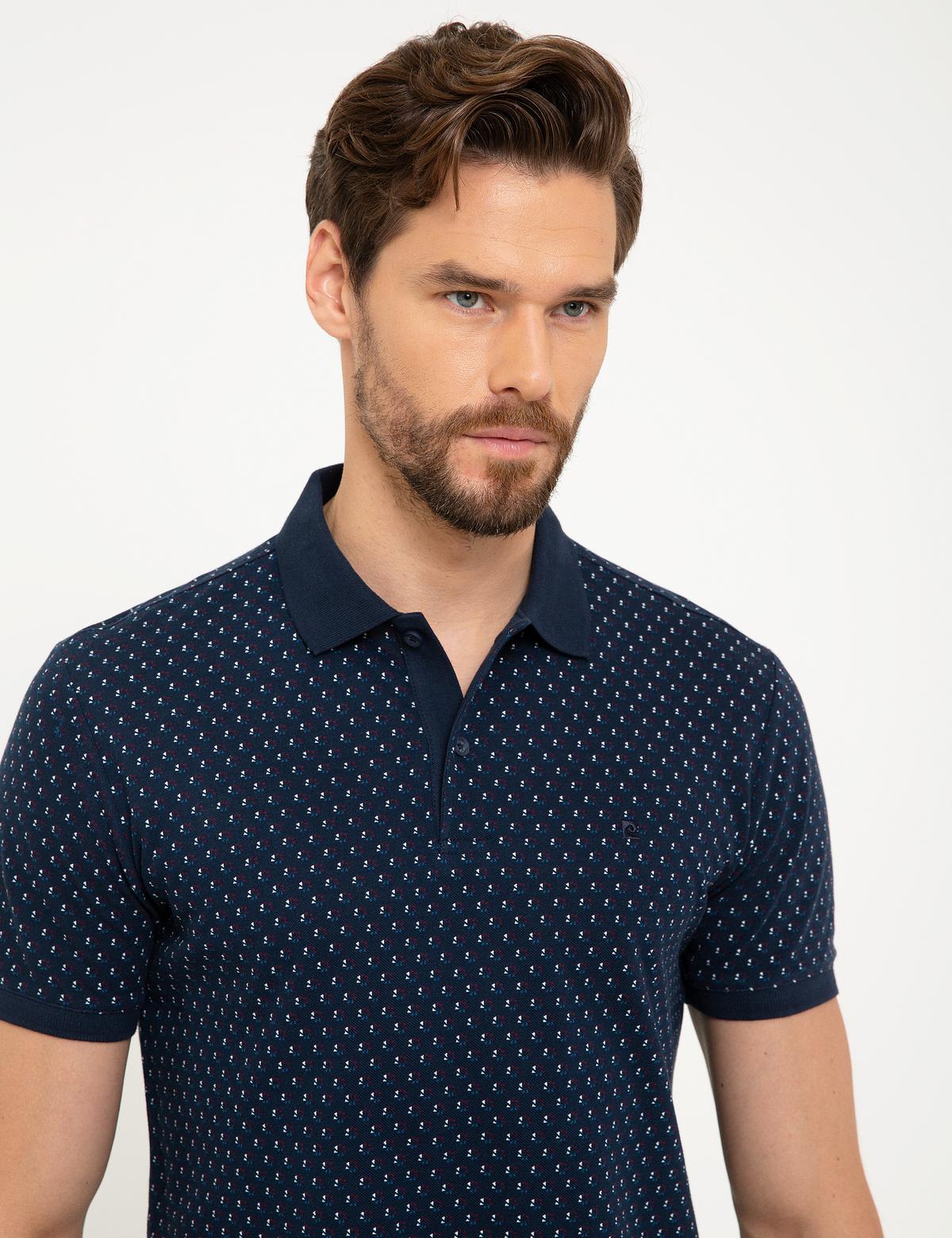 Lacivert Slim Fit T-Shirt - 50210356001