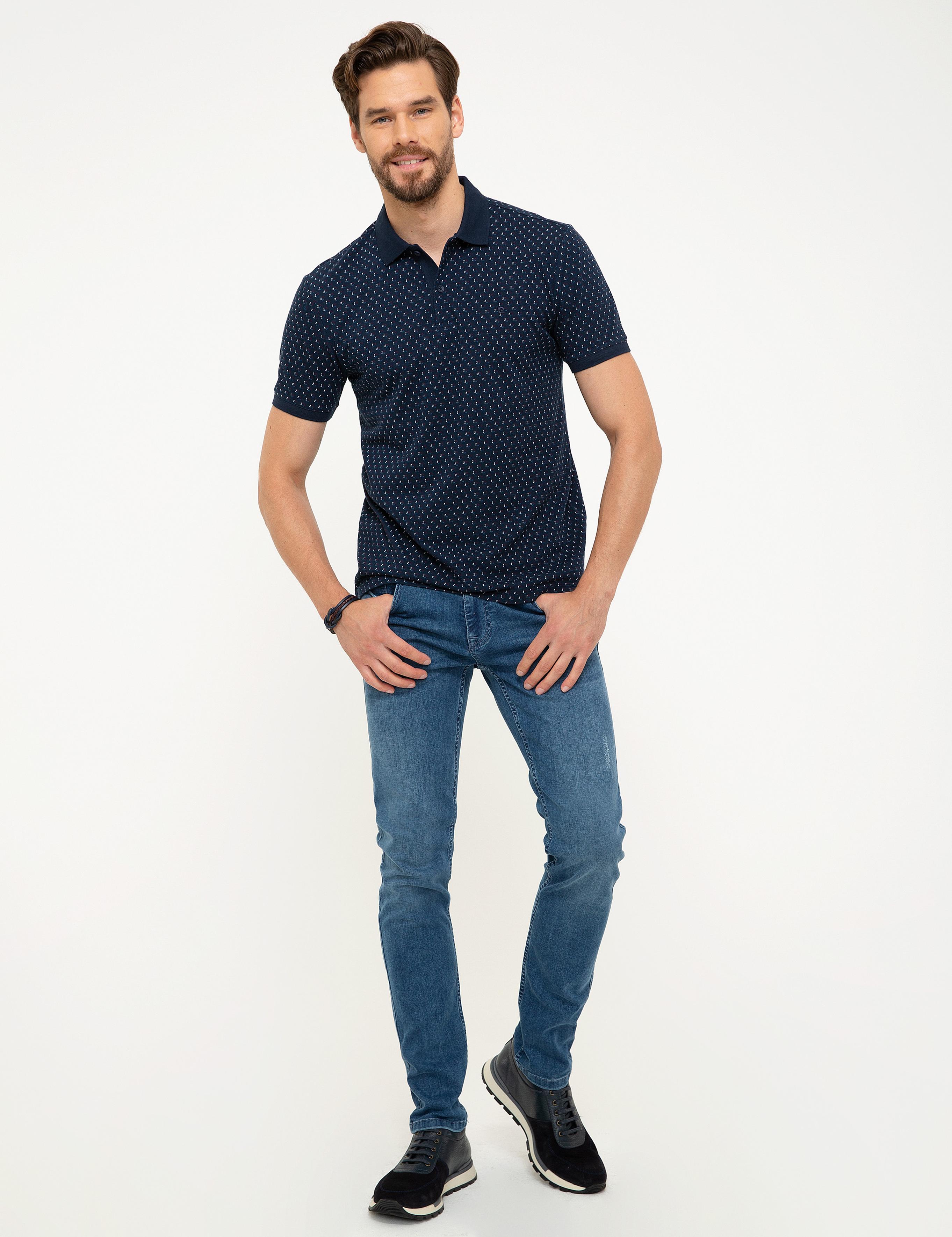 Lacivert Slim Fit T-Shirt