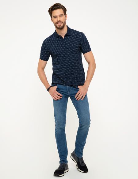 Lacivert Slim Fit T-Shirt - 50210356001