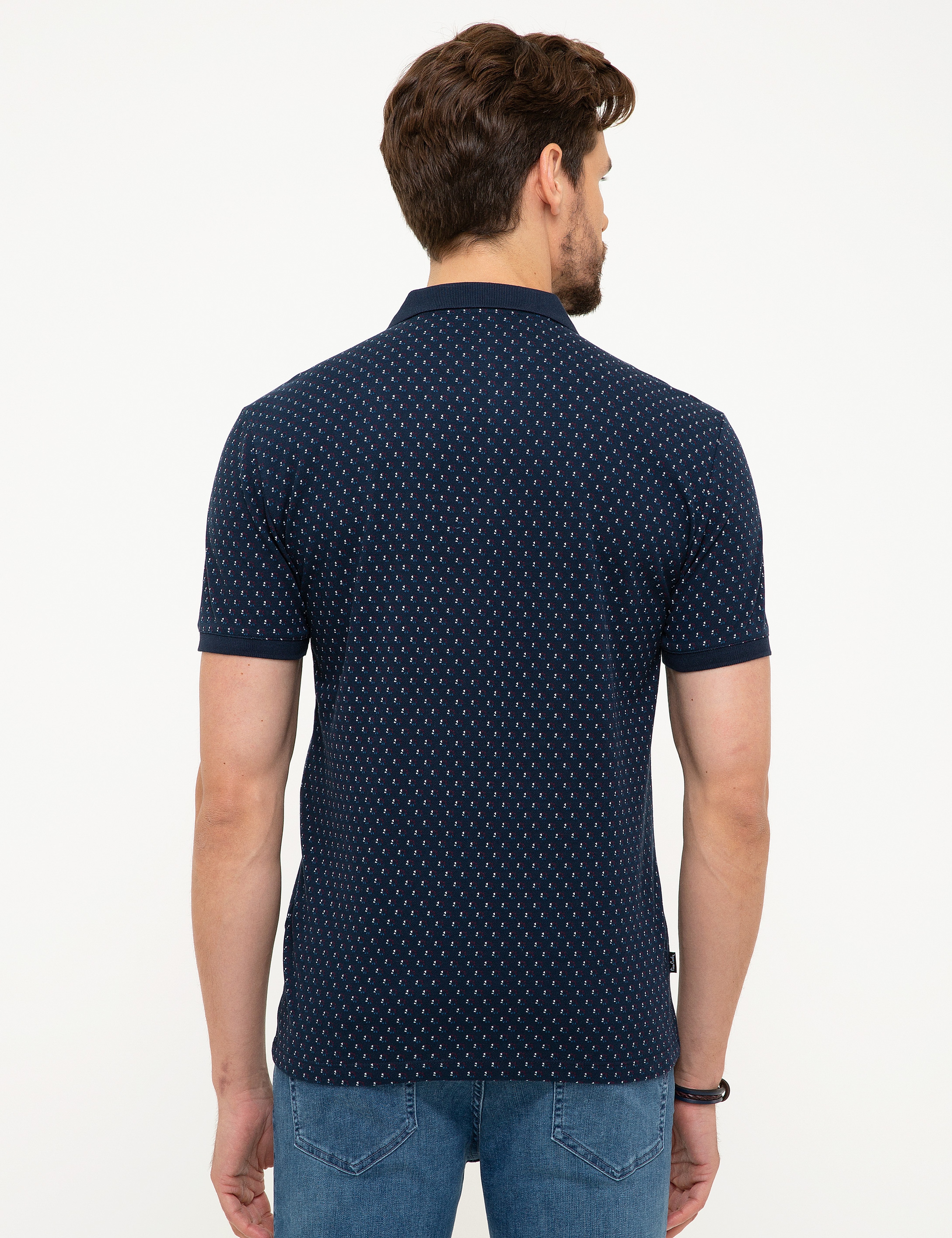 Lacivert Slim Fit T-Shirt - Image 3
