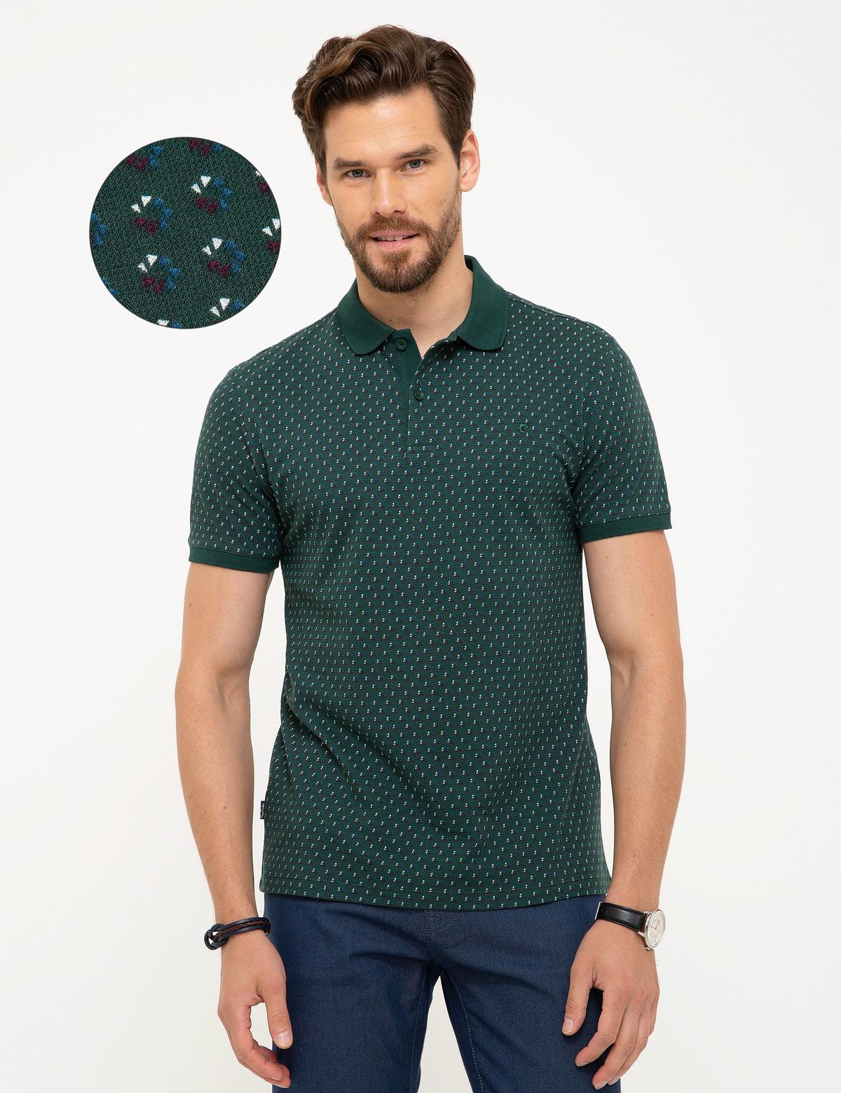 Koyu Yeşil Slim Fit T-shirt