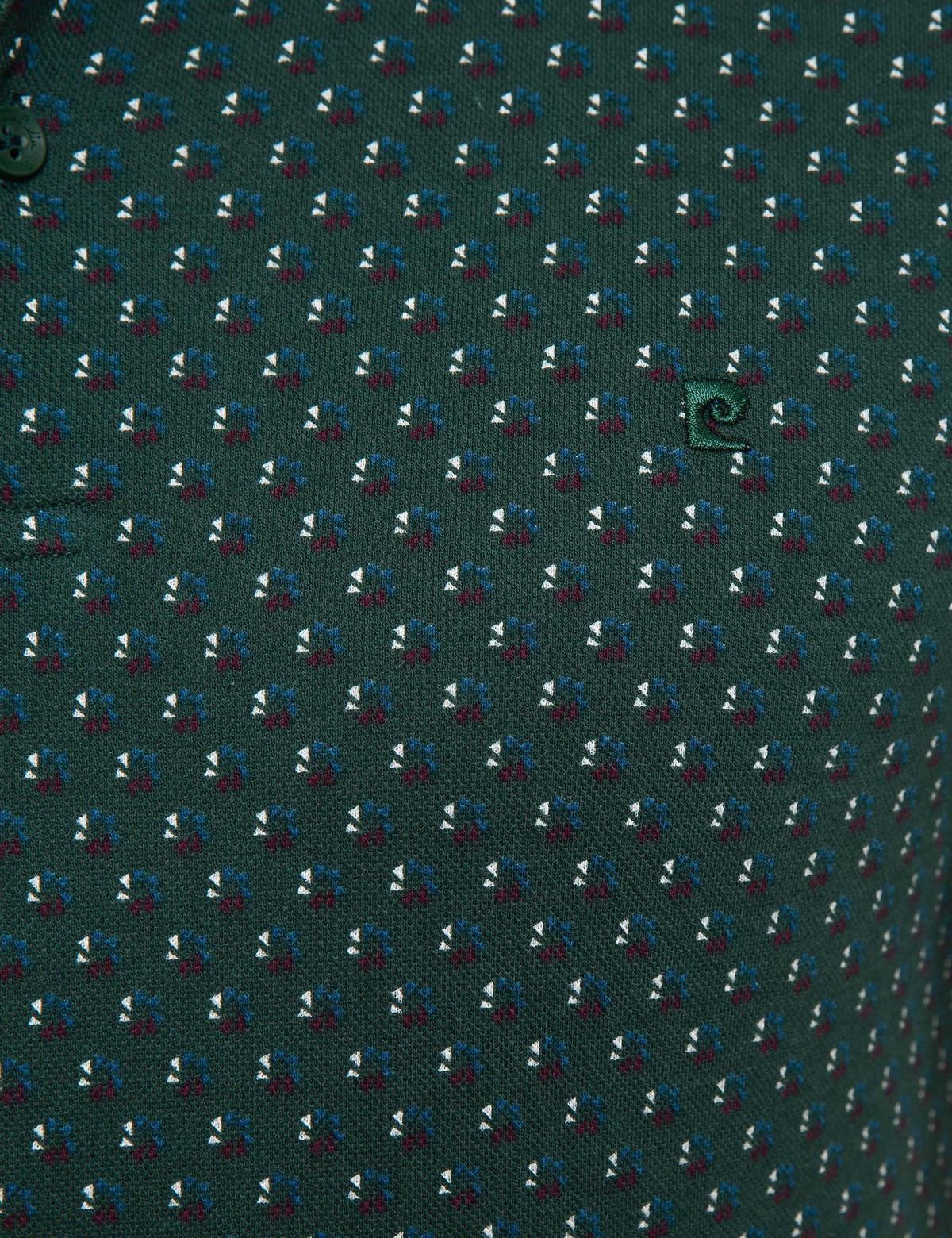 Koyu Yeşil Slim Fit T-shirt - 50210356028