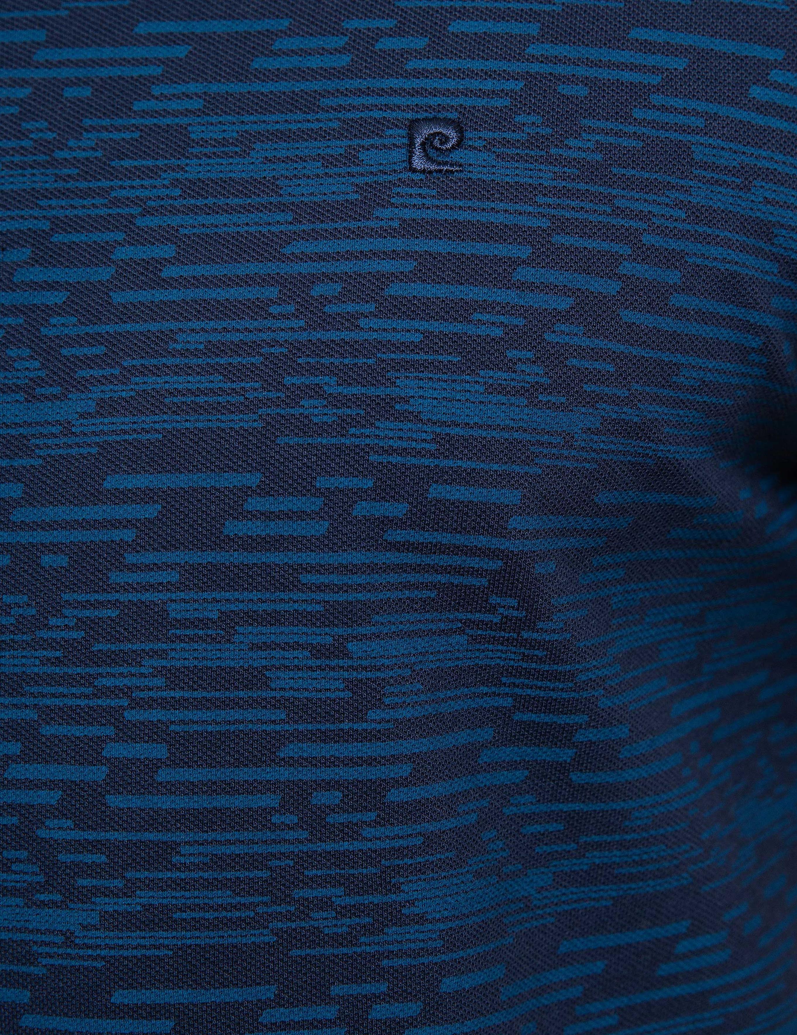 Lacivert Slim Fit Polo Yaka T-Shirt