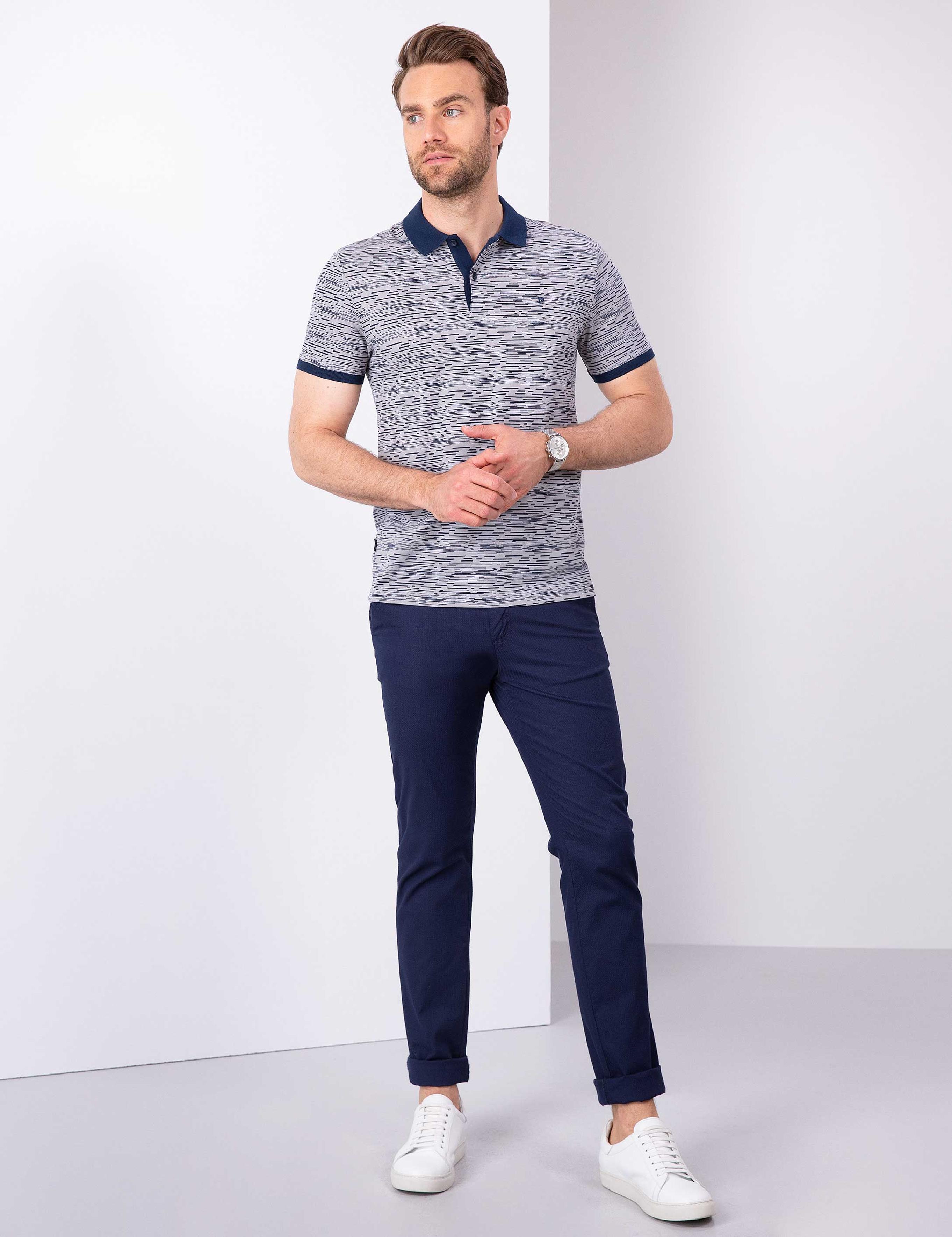 Gri Slim Fit T-Shirt