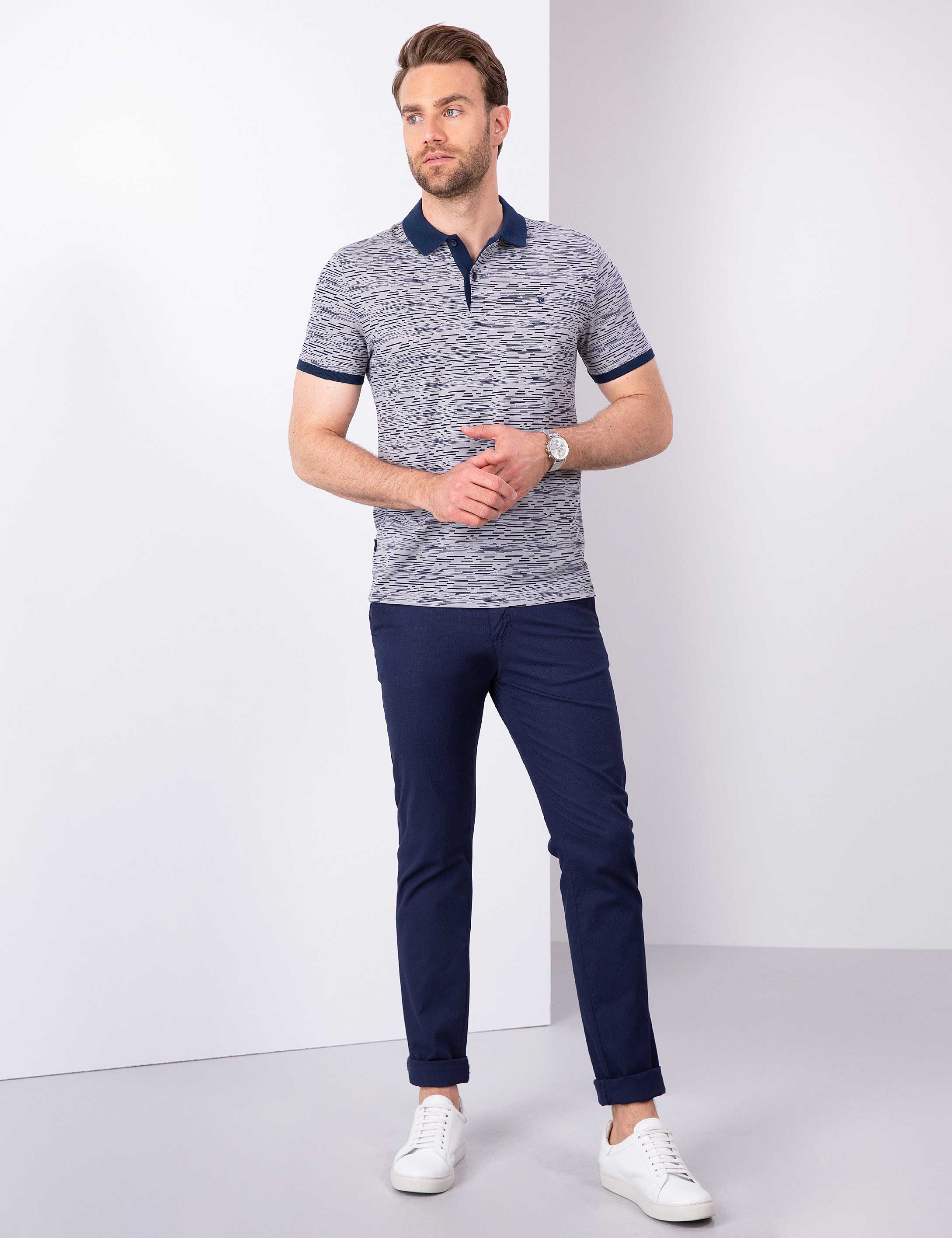Gri Slim Fit T-Shirt