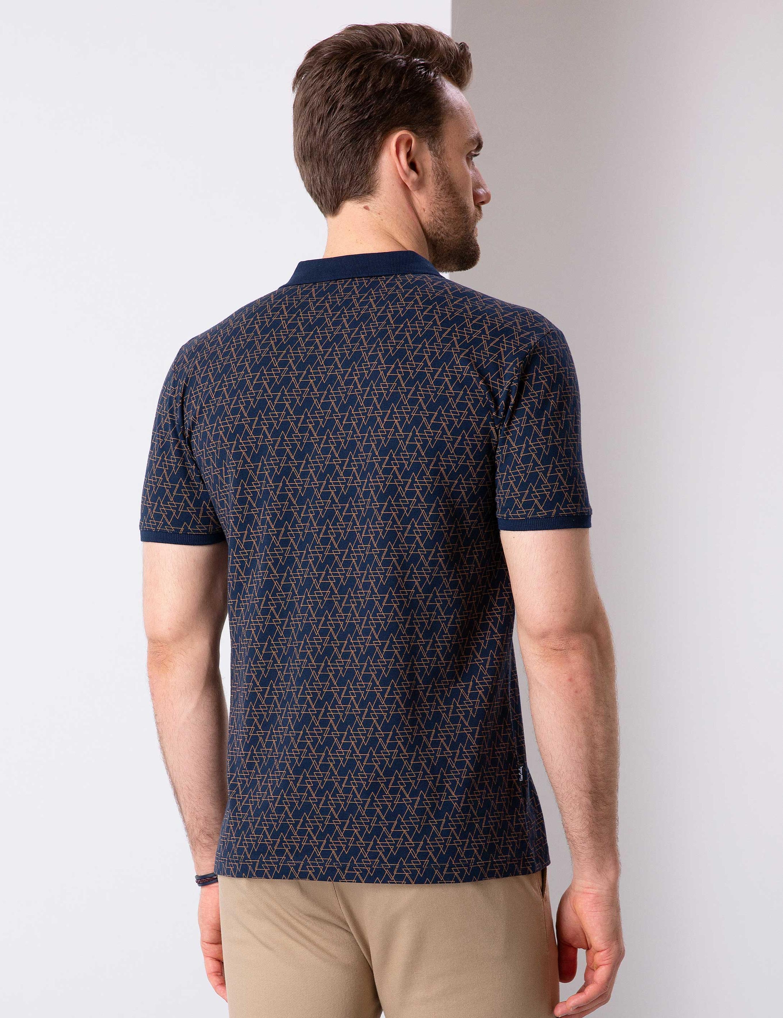 Lacivert Slim Fit T-Shirt