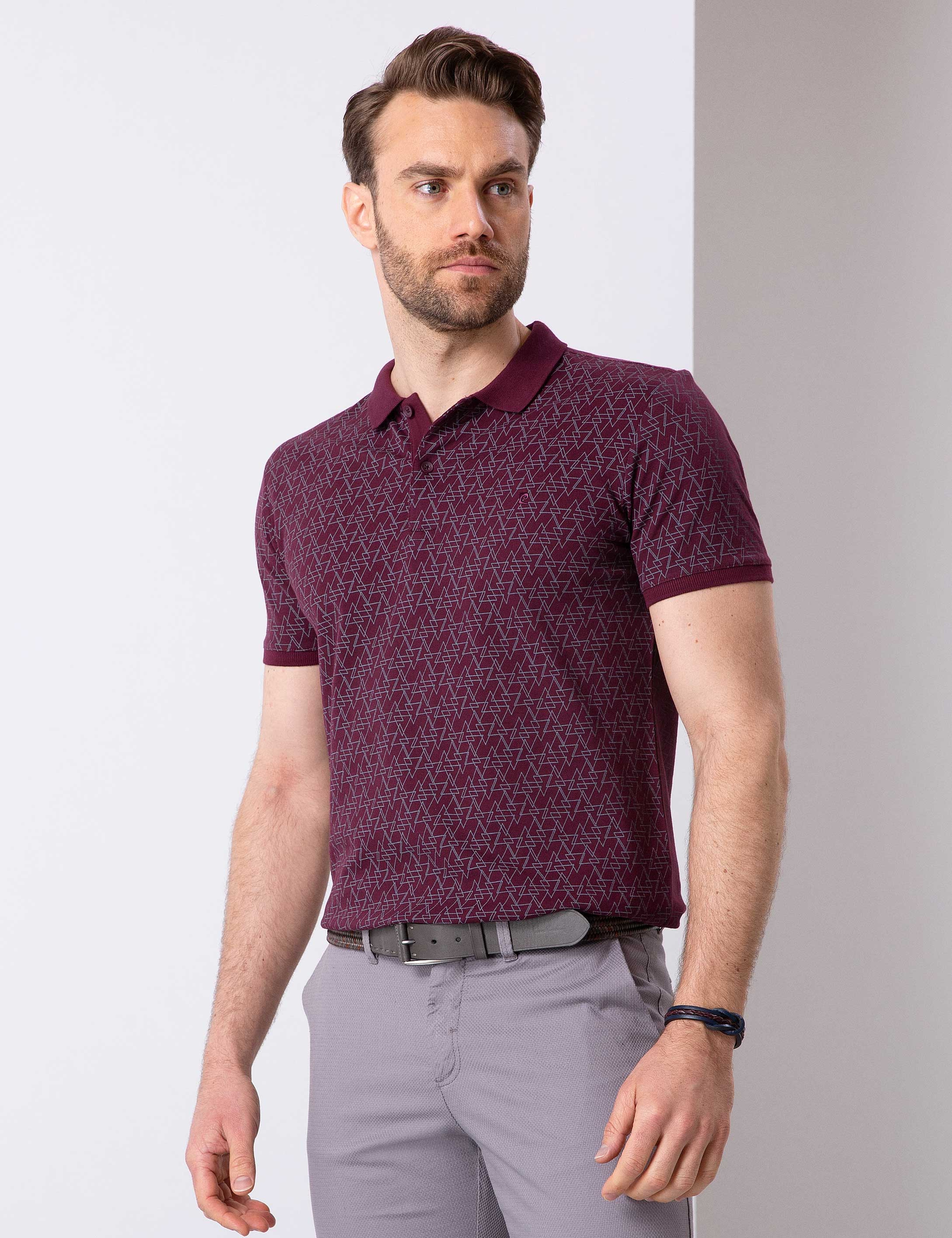 Bordo Slim Fit T-Shirt - Image 1
