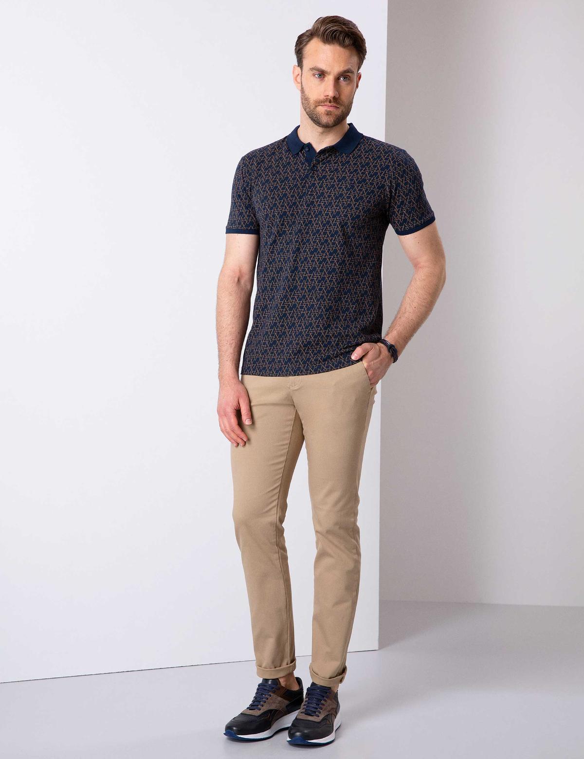 Lacivert Slim Fit T-Shirt - 50210360012