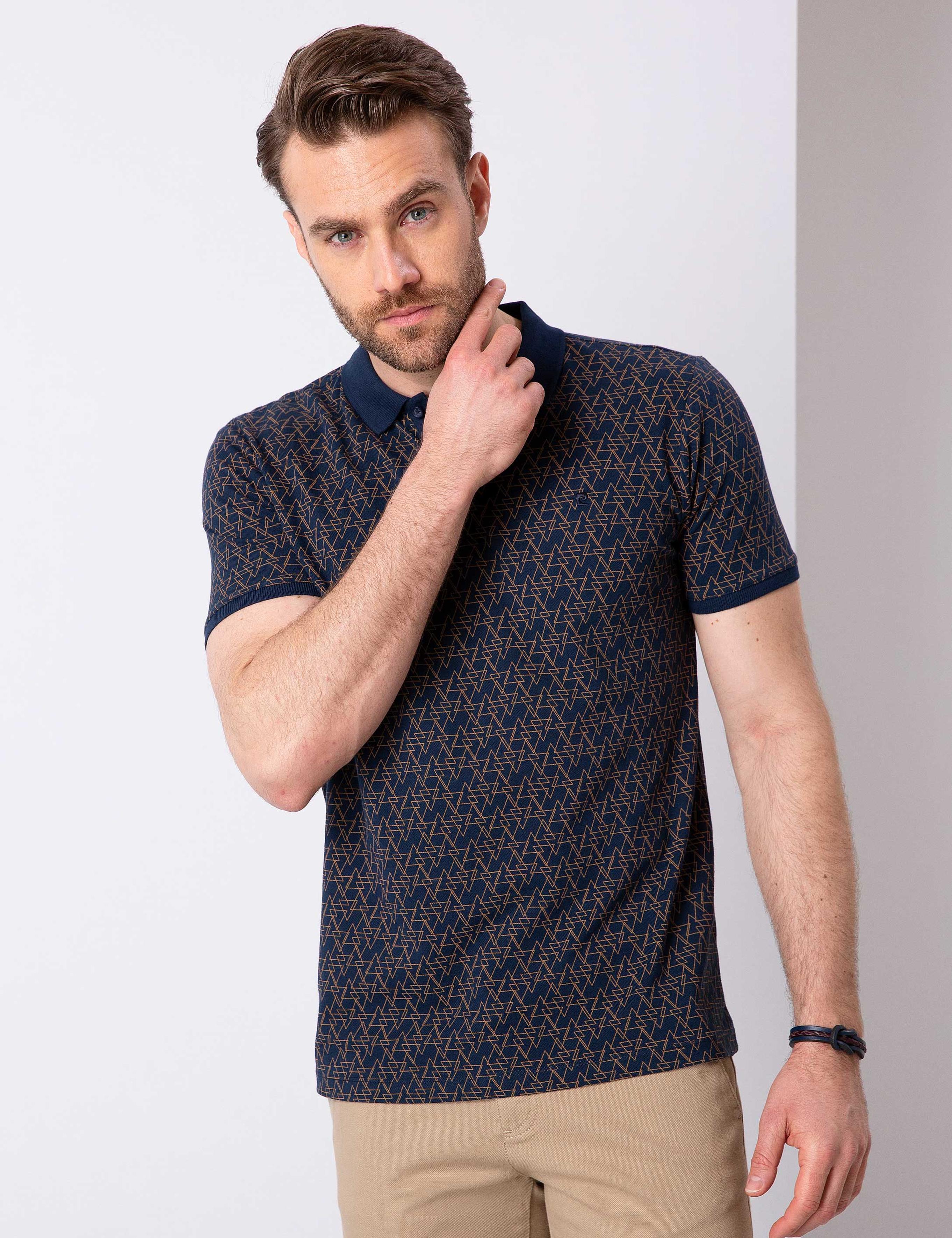 Lacivert Slim Fit T-Shirt