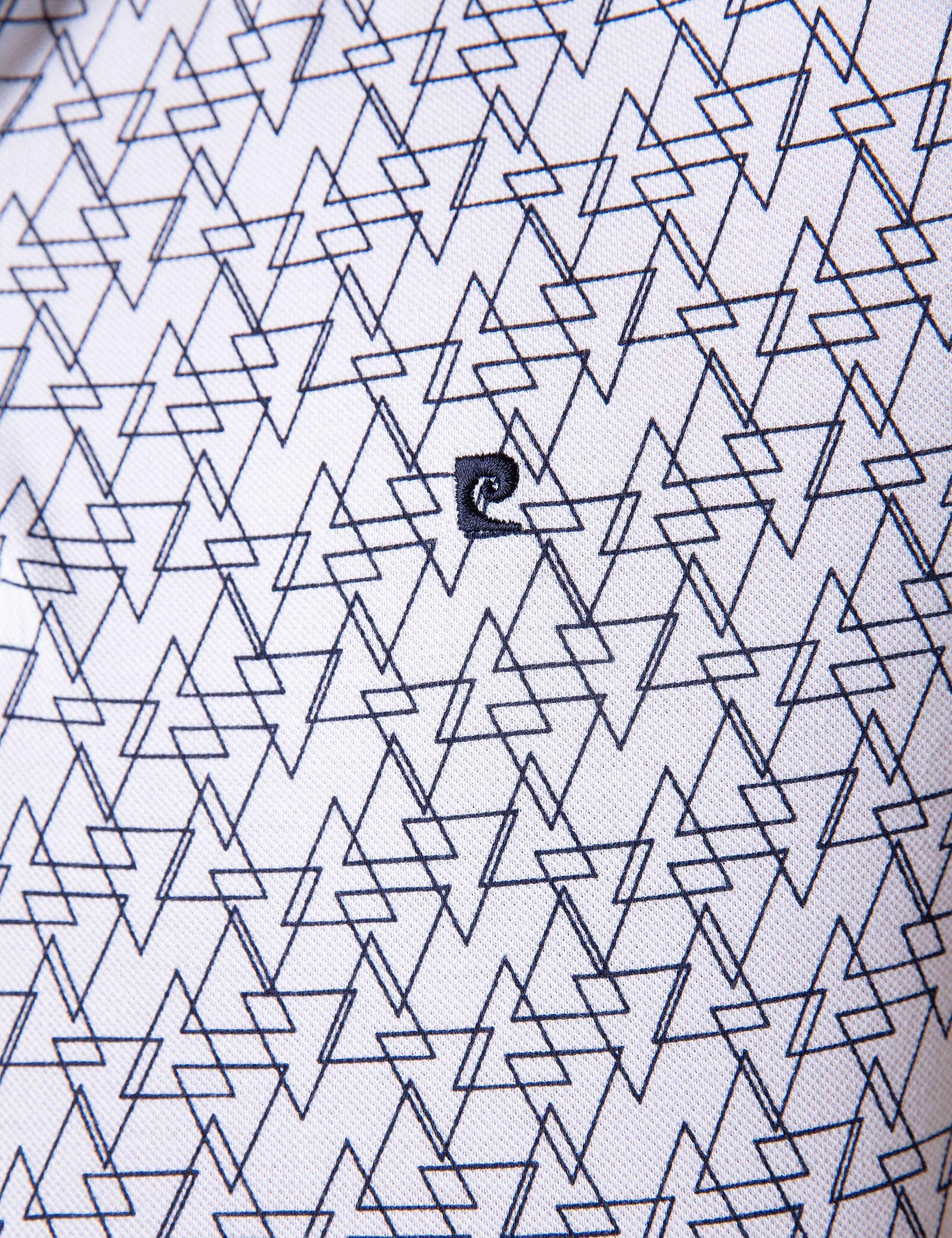 Beyaz Slim Fit Polo Yaka T-Shirt