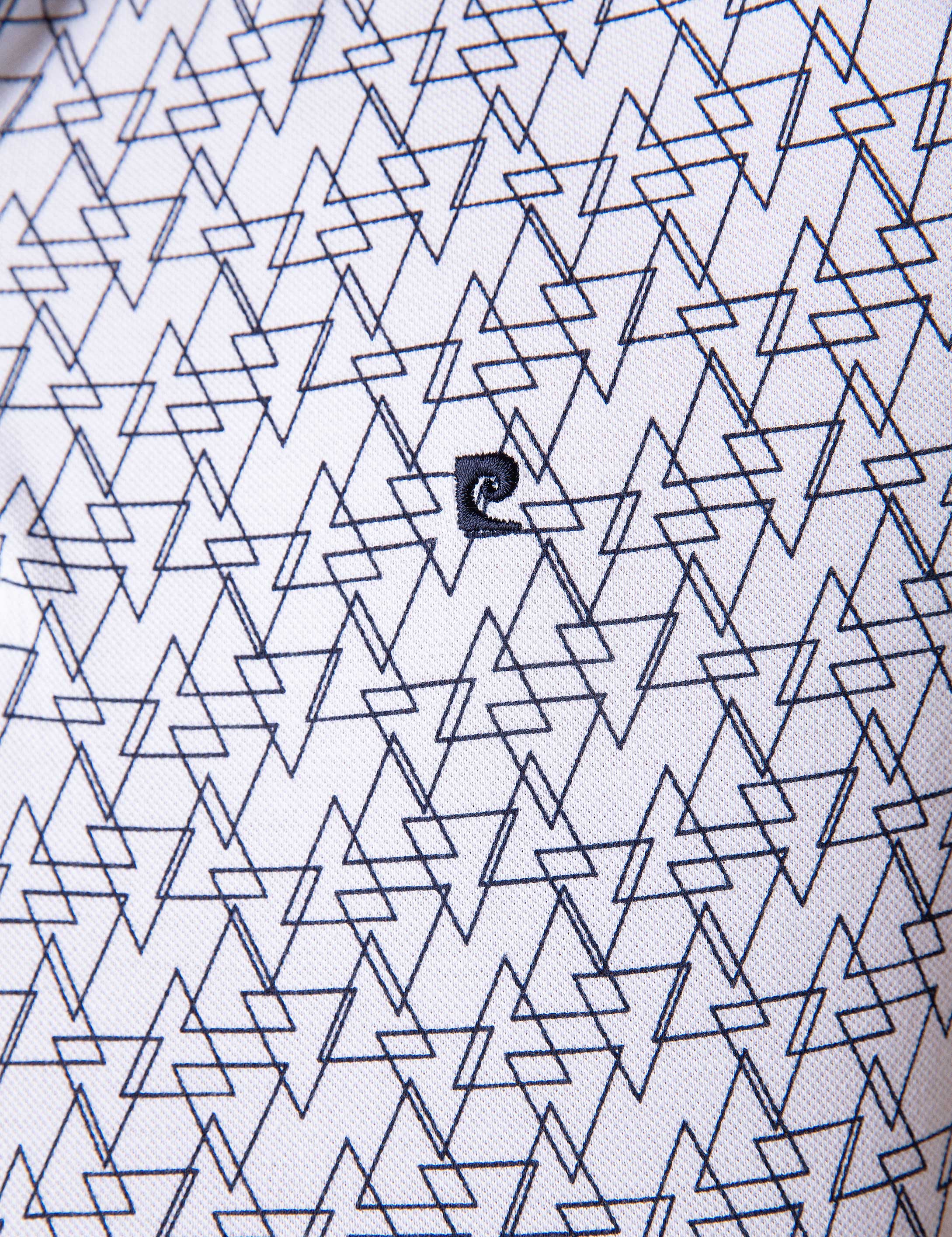 Beyaz Slim Fit Polo Yaka T-Shirt