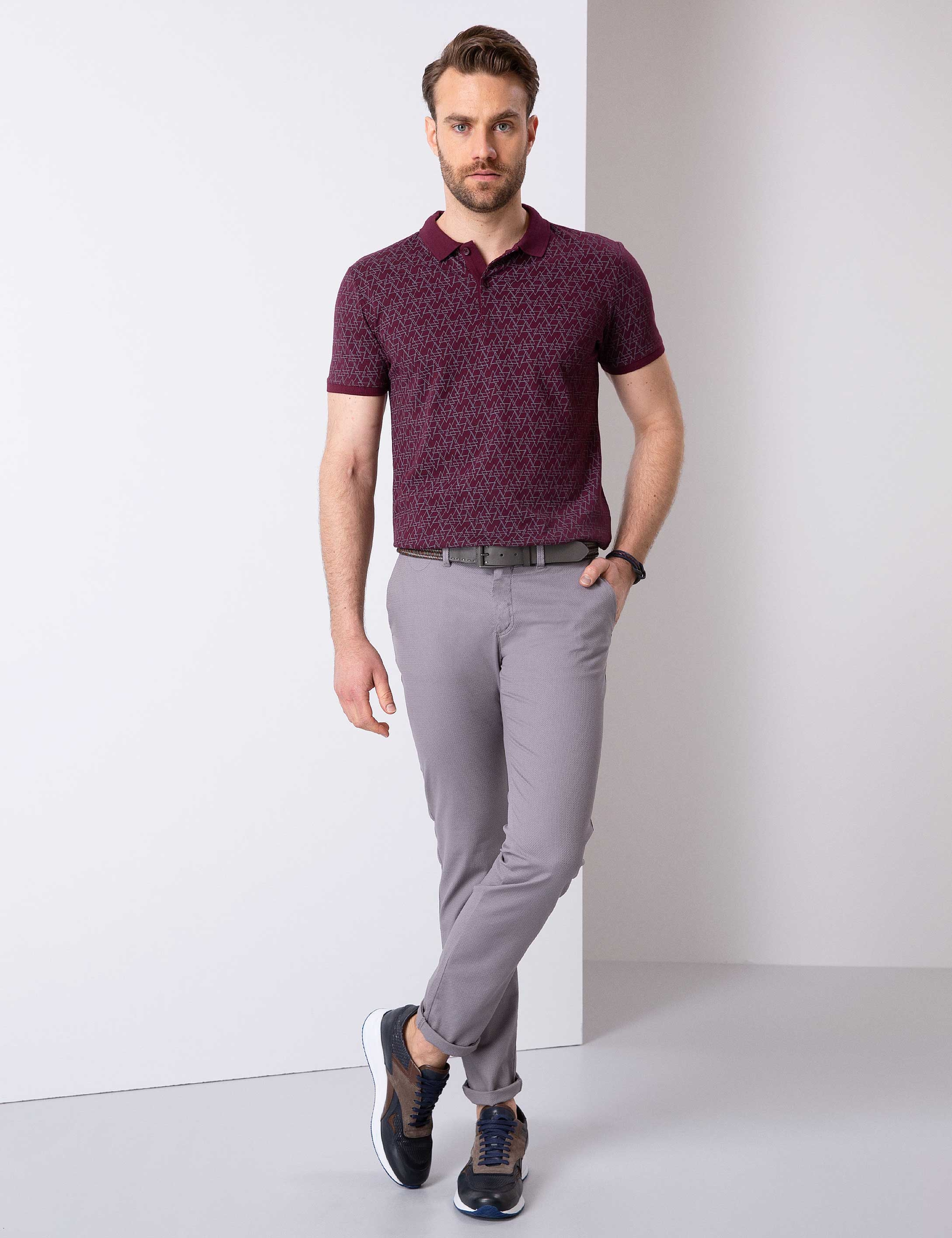 Bordo Slim Fit T-Shirt - Image 3
