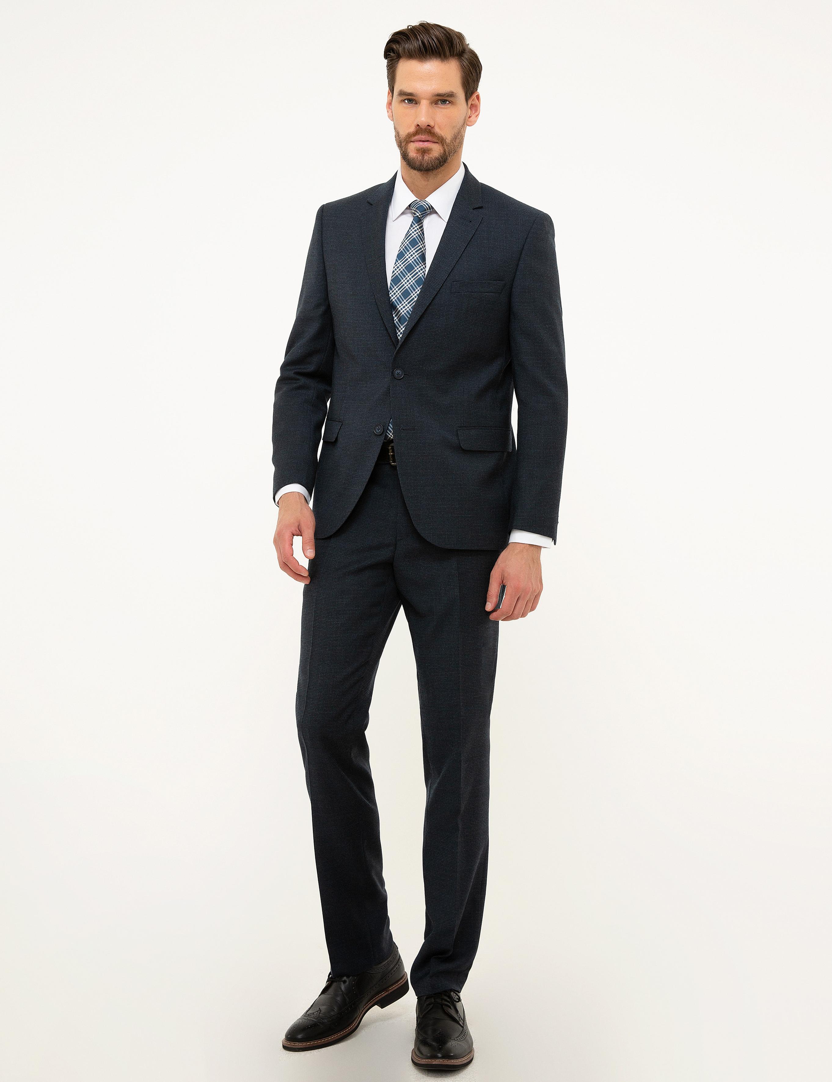 Lacivert Slim Fit Takım Elbise