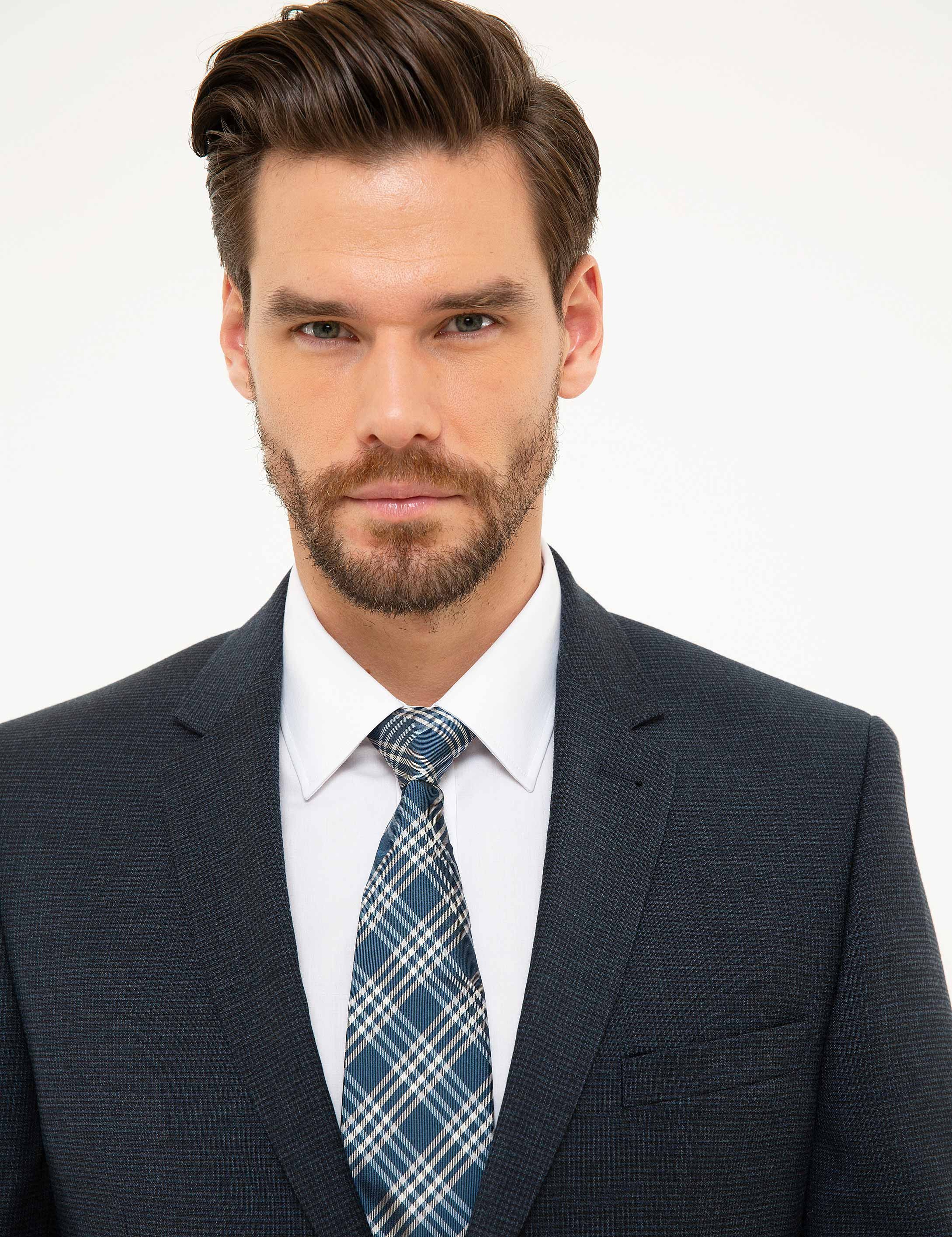 Lacivert Slim Fit Takım Elbise - Image 2