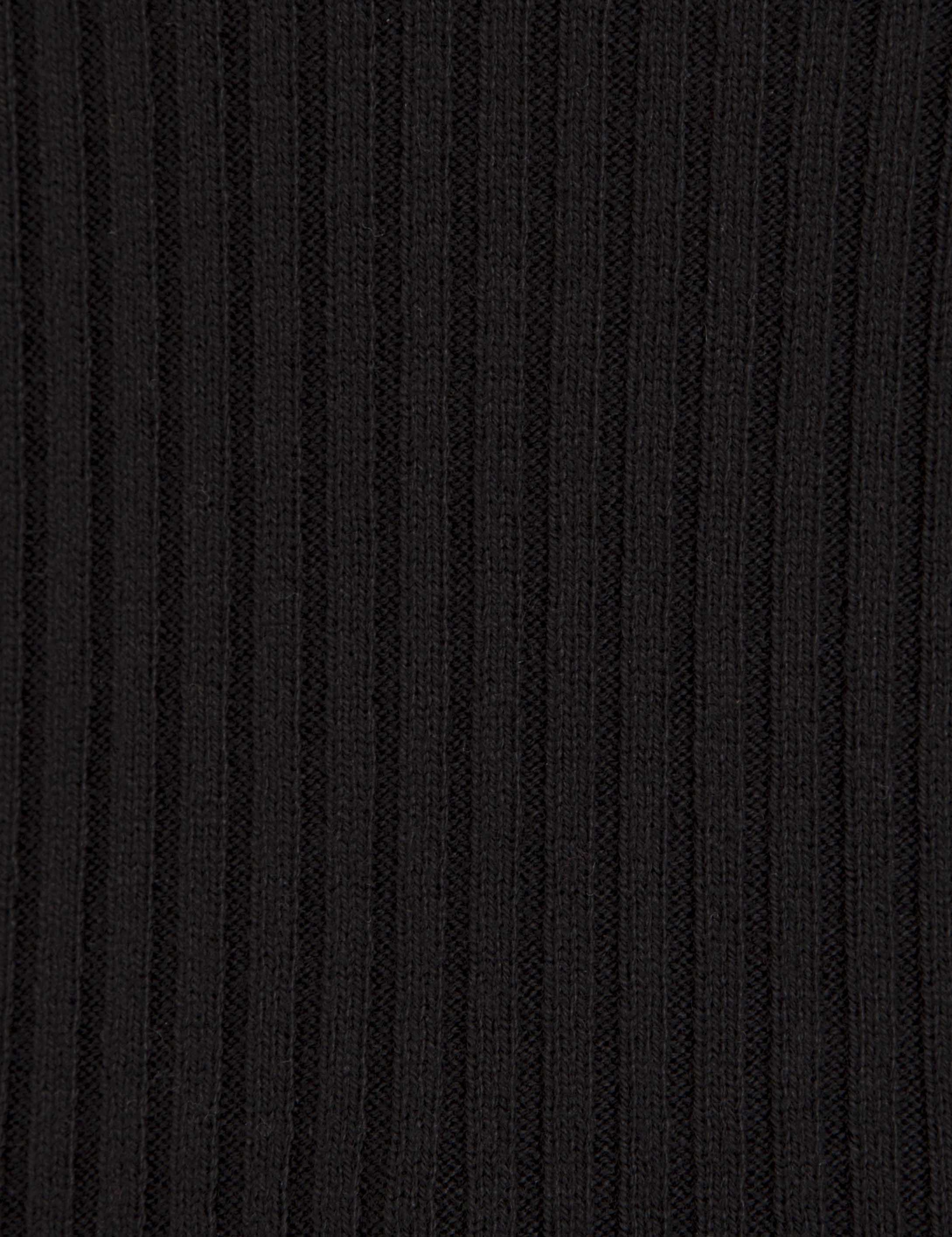 Siyah Slim Fit Kazak - Image 6