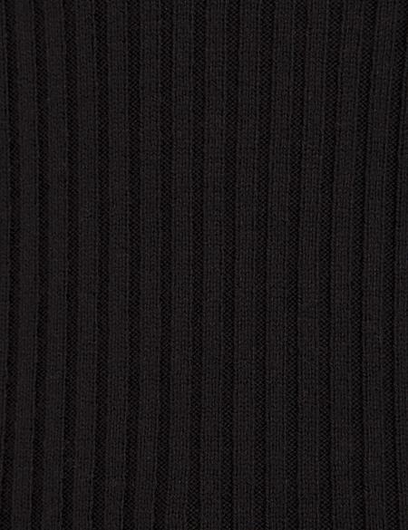 Siyah Slim Fit Bisiklet Yaka Triko Kazak - 50210397076